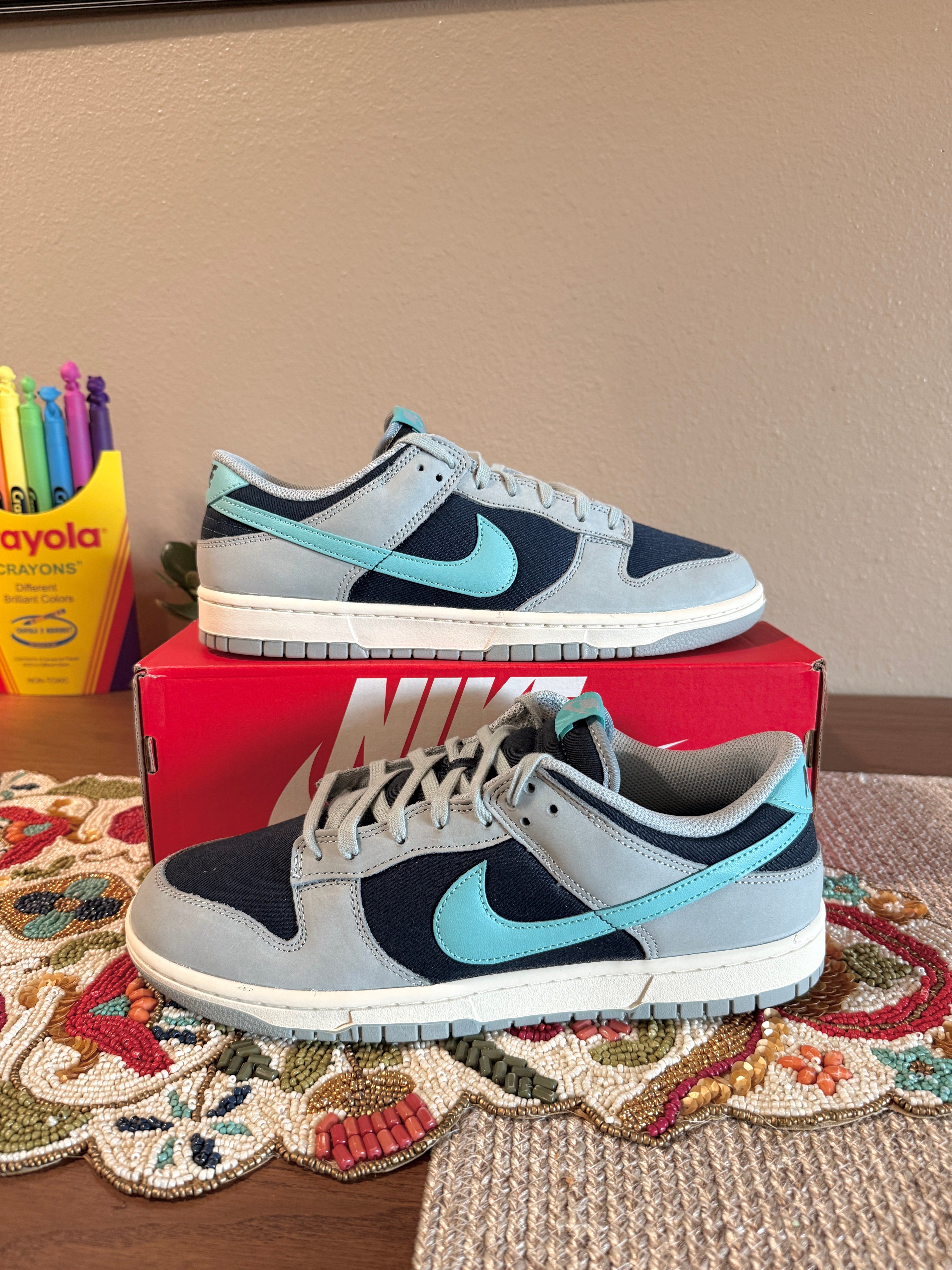 Nike Dunk Low Retro Light Pumice Green Frost Size 11.5