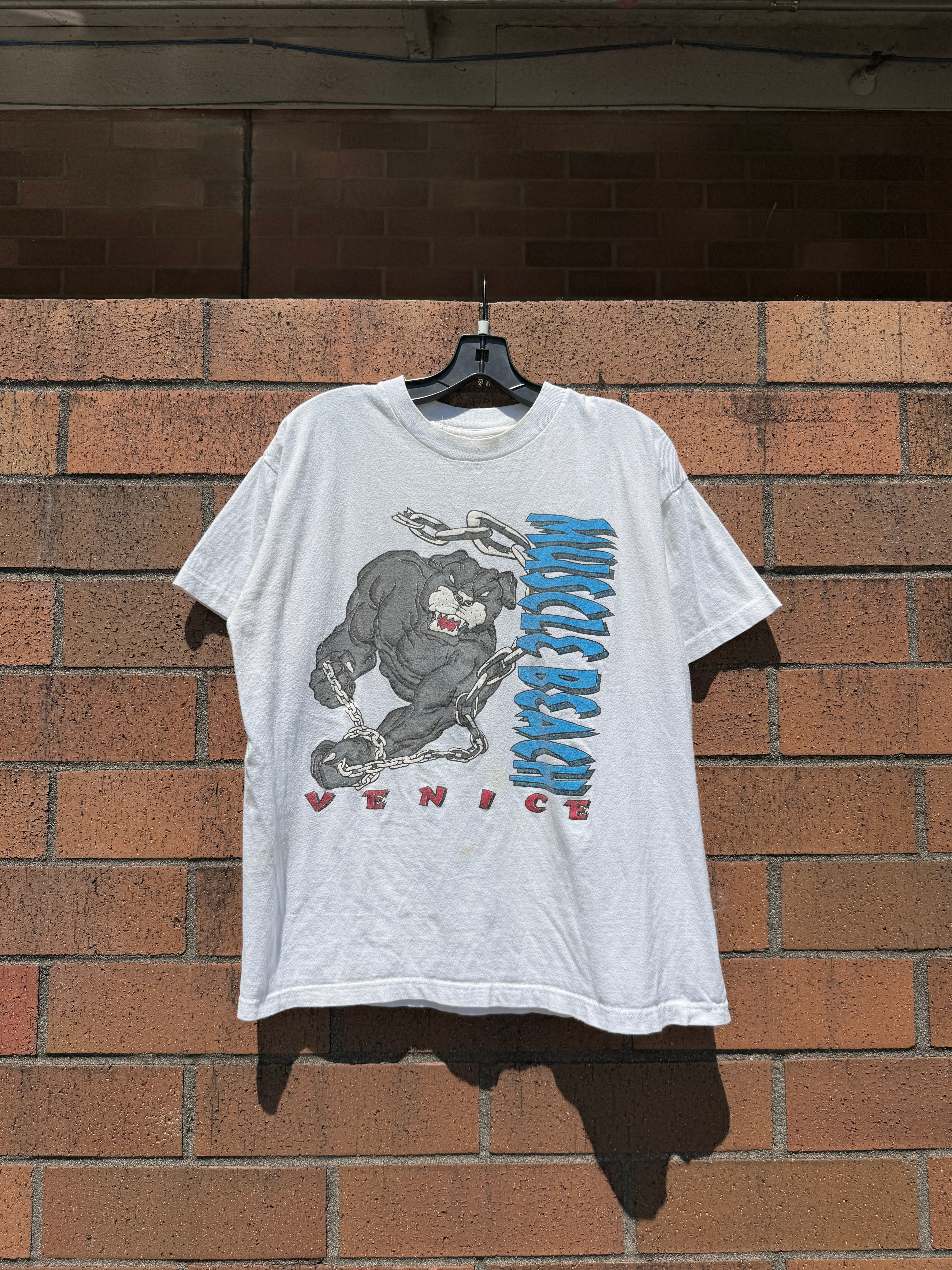 90s Muscle Beach Venice Tuf Threads Tee Size L