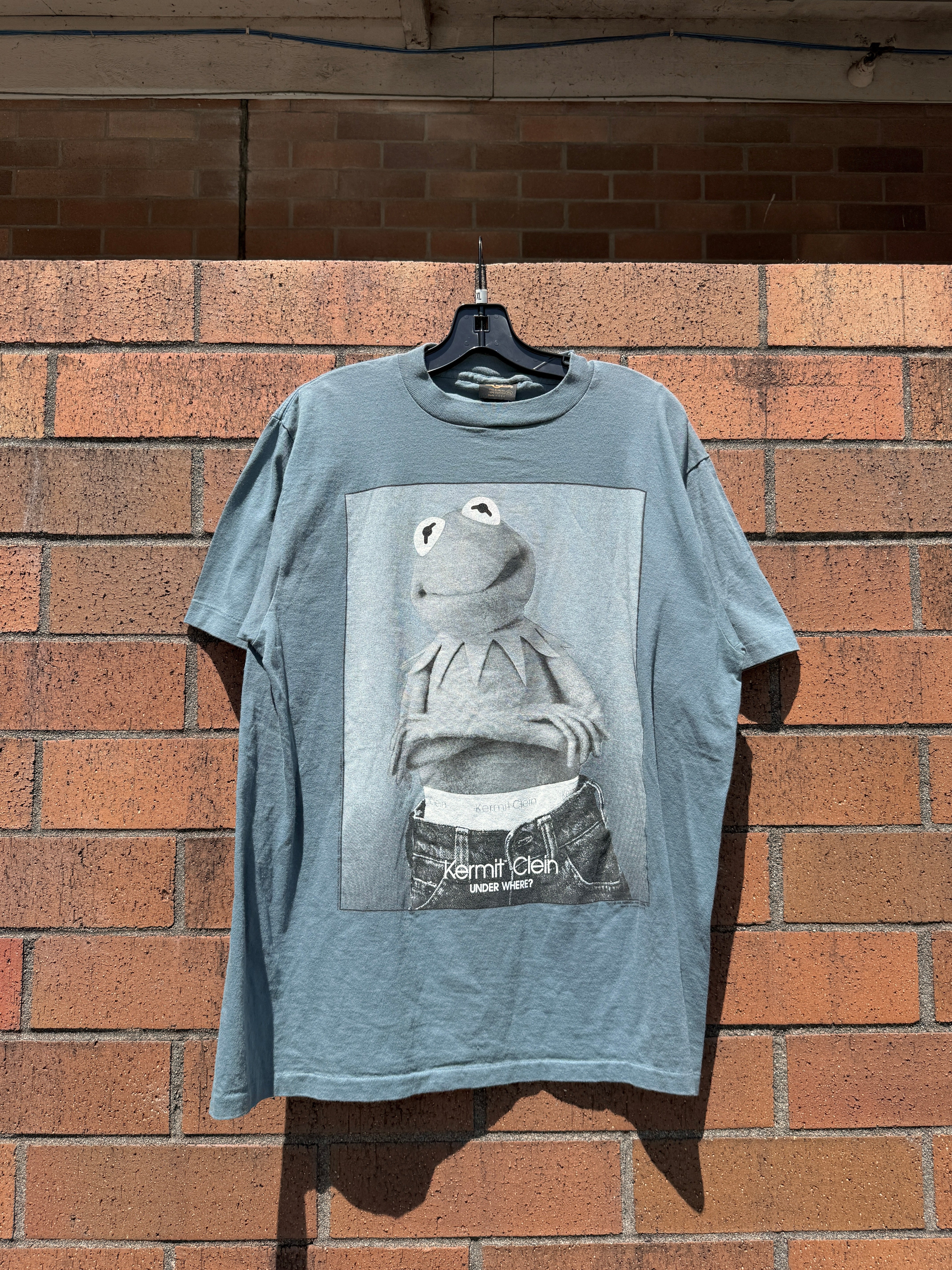 90s Kermit Calvin Klein Changes Tee Size XL