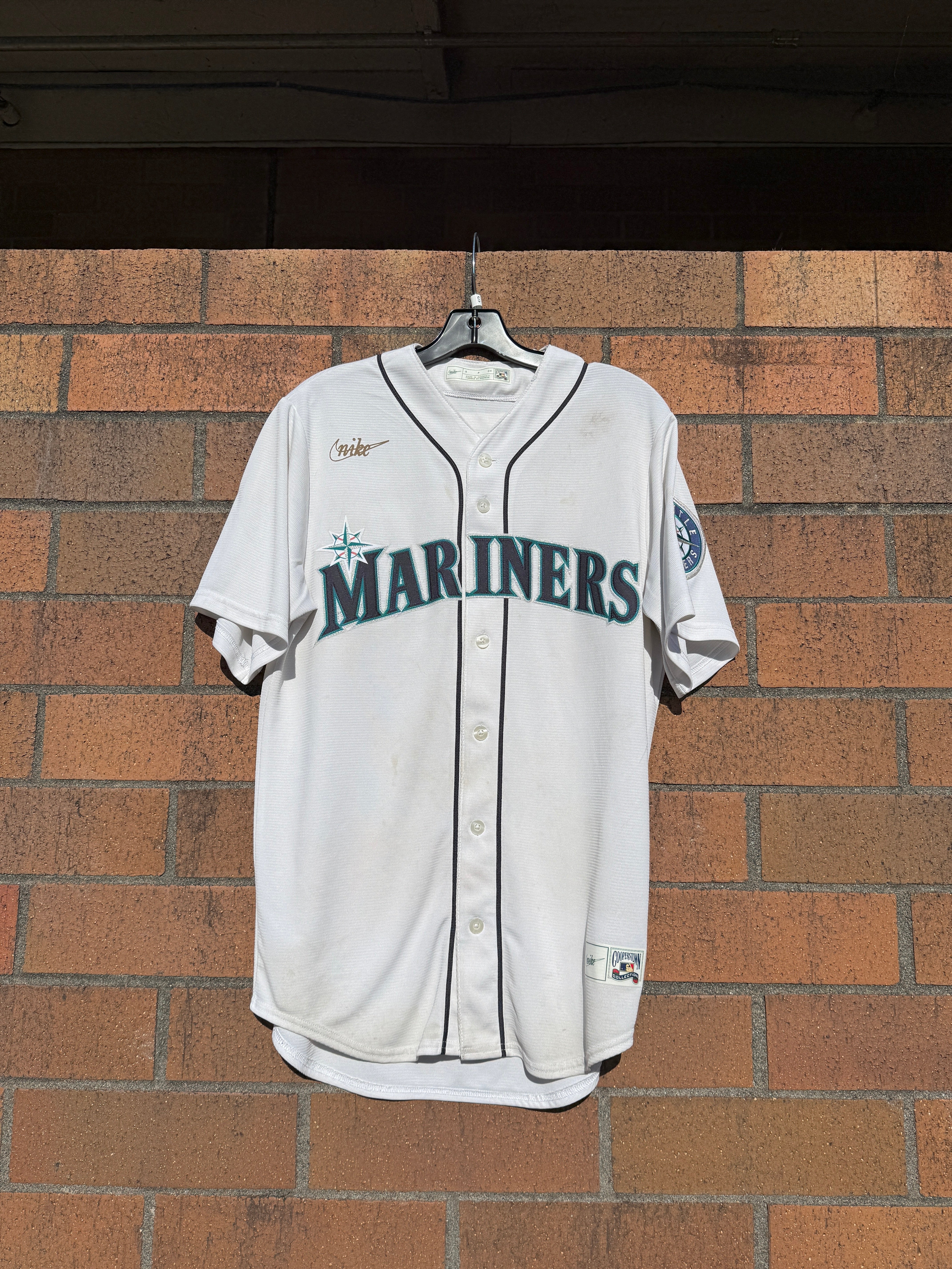 2020 Nike Edgar Martinez Mariners Jersey White Size Small
