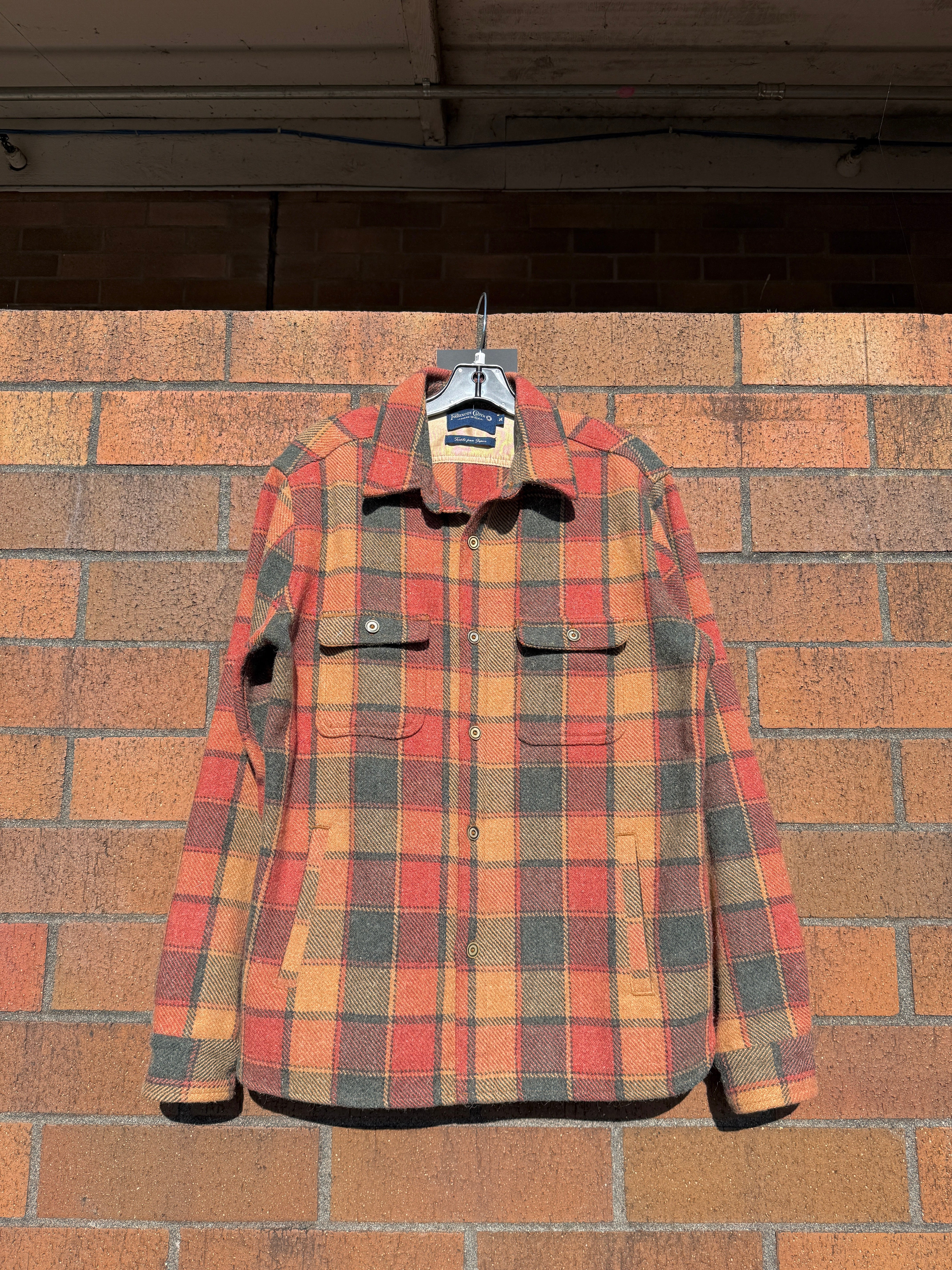 Freenote Cloth Wool Plaid Jacket Sz M