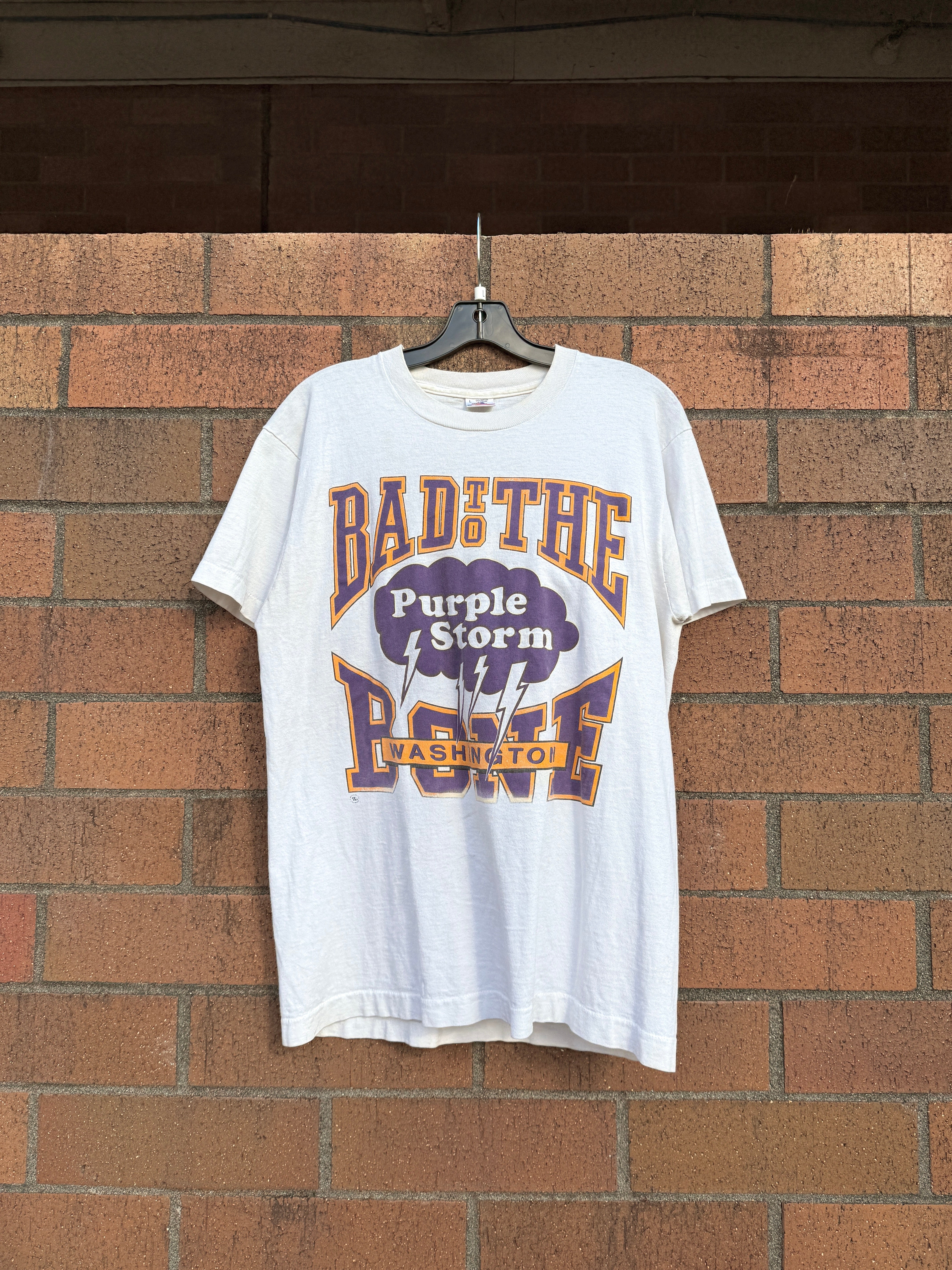 90s Bad to the Bone UW Huskies Tee Size L