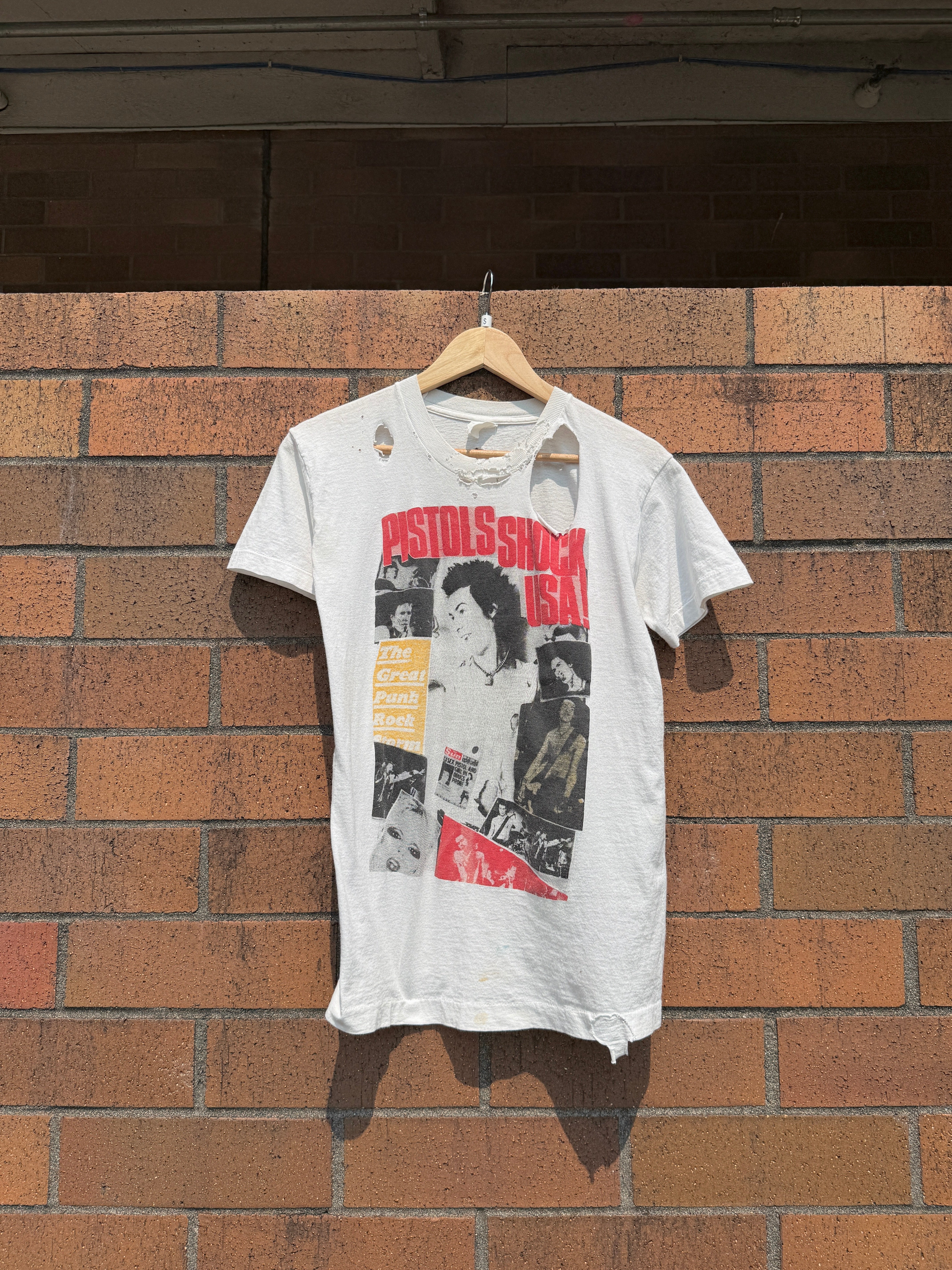 80s Sex Pistols Shock USA Tee Size Small