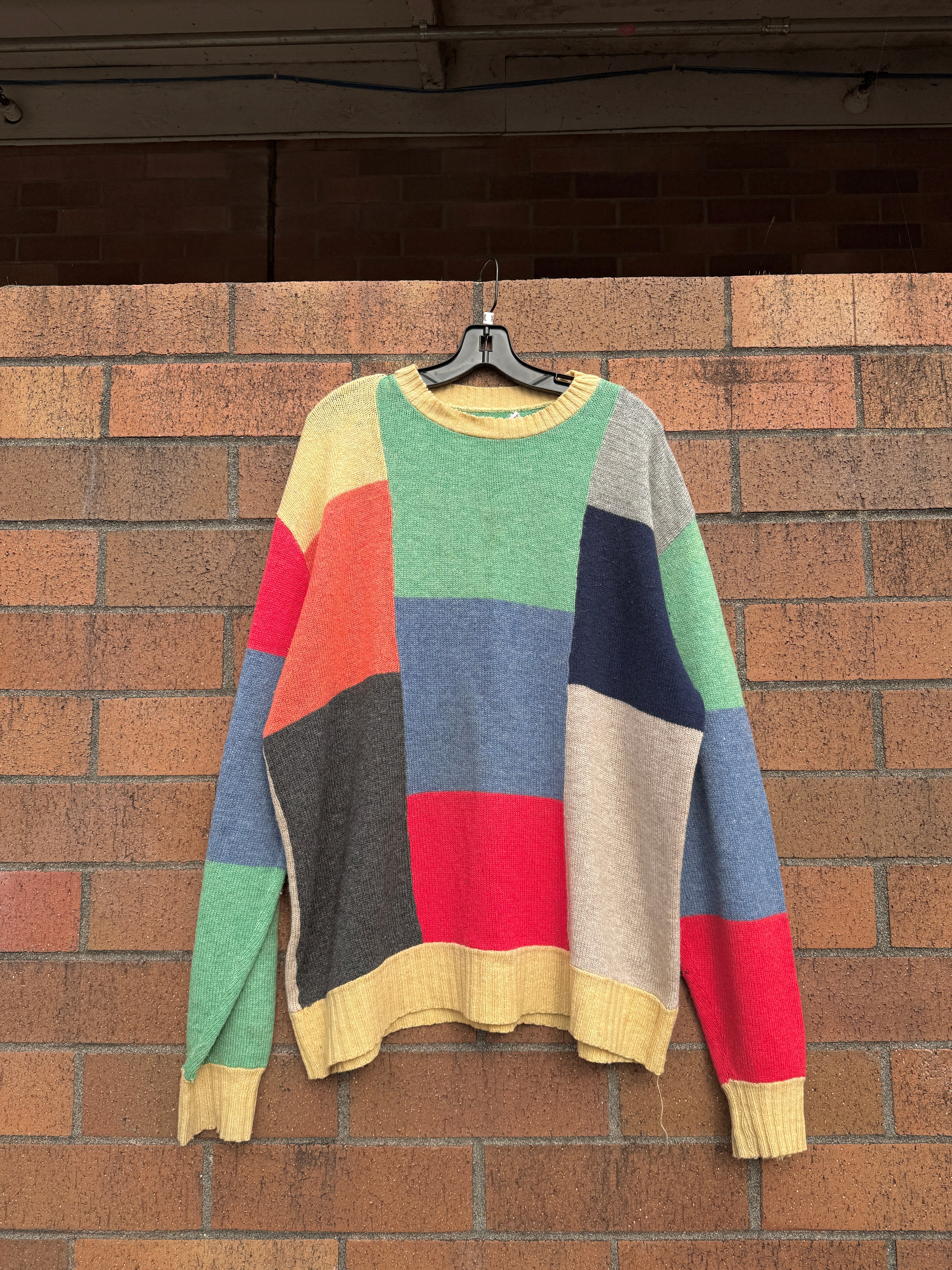 90s Tuxan Colorblock Sweater Sz XL
