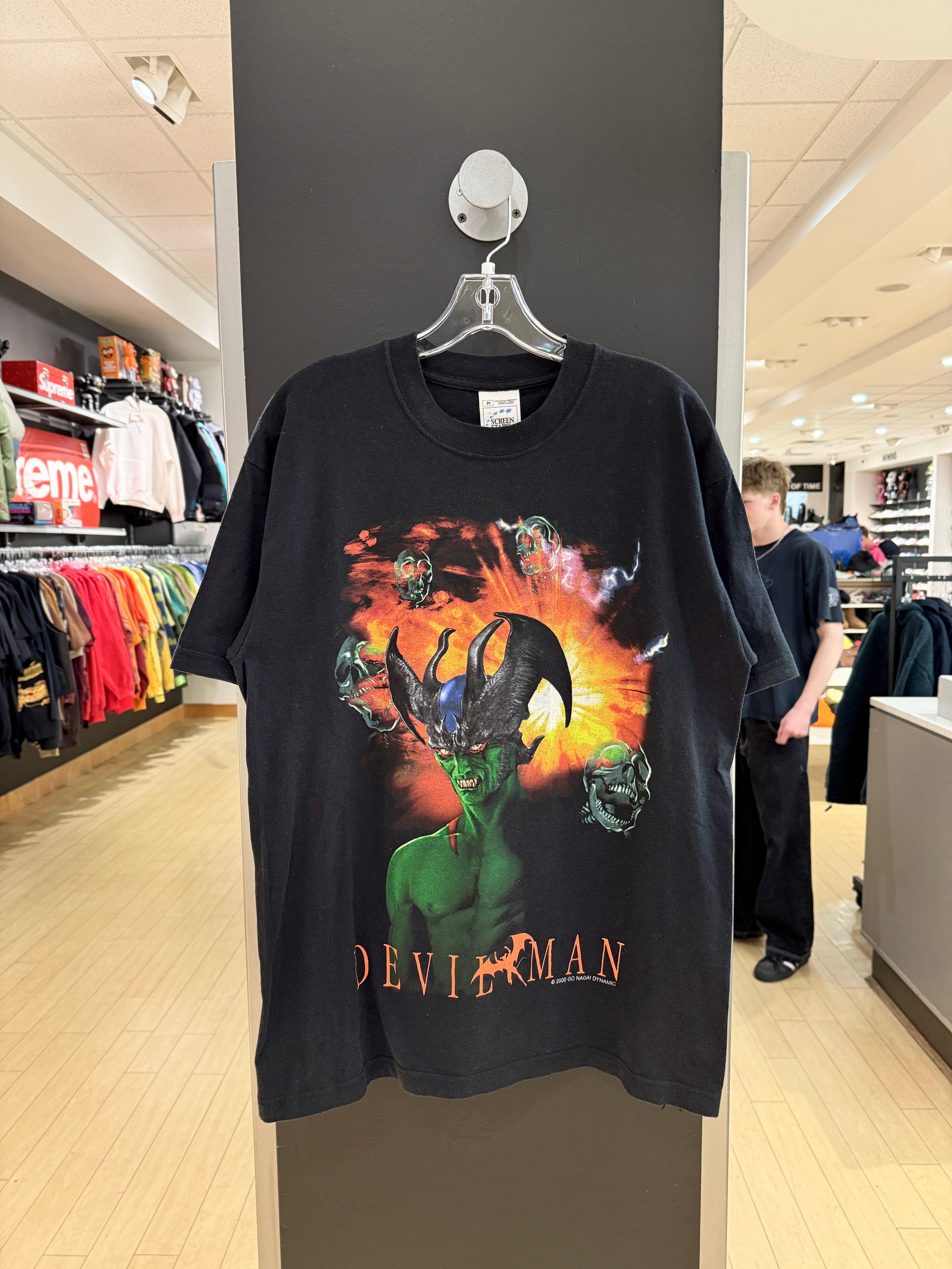 2000 Devil Man Go Nagai Manga Tee Sz M