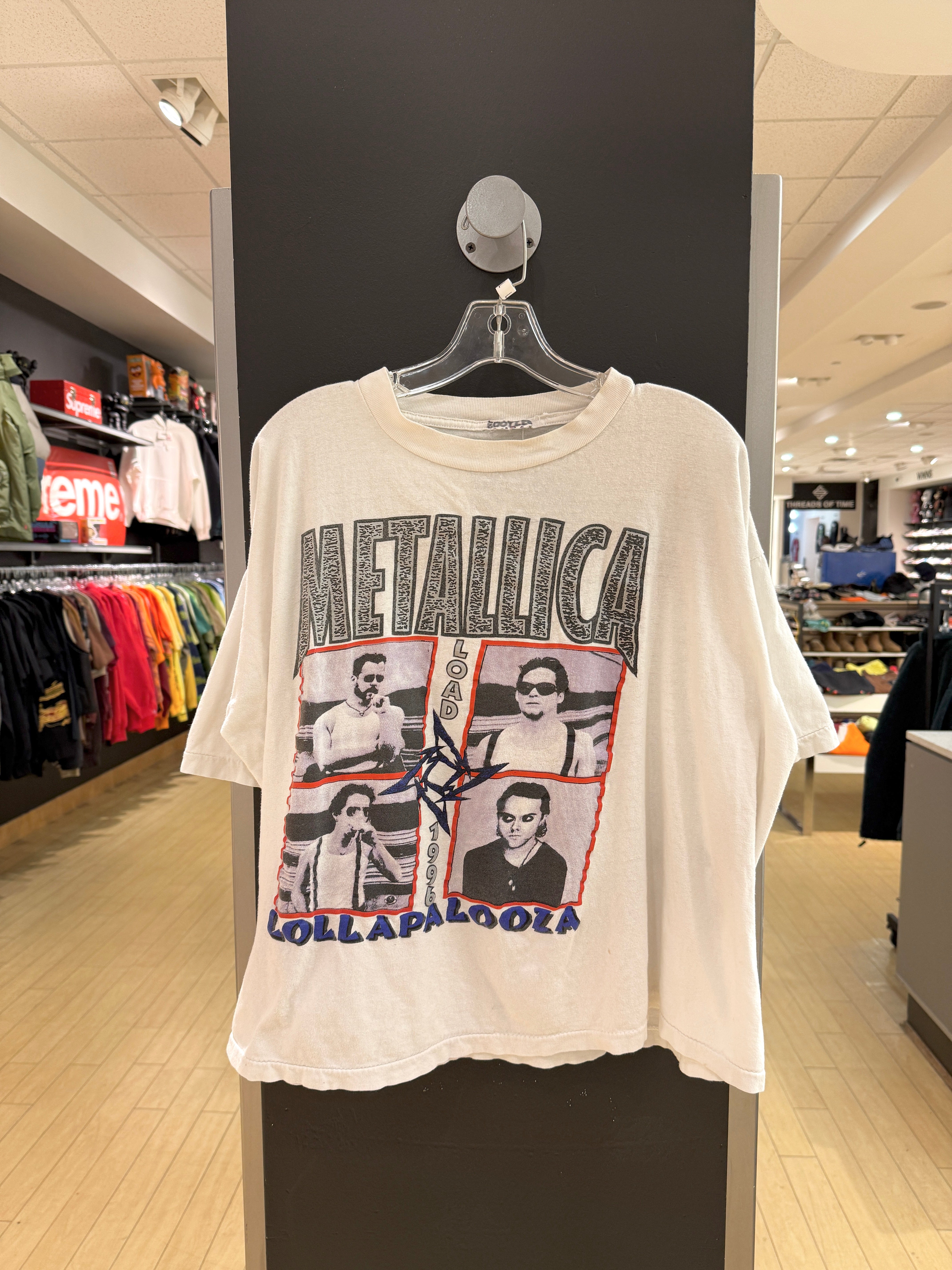 1996 Metallica Lollapalooza Festival Tee (BOX CUT) Sz L