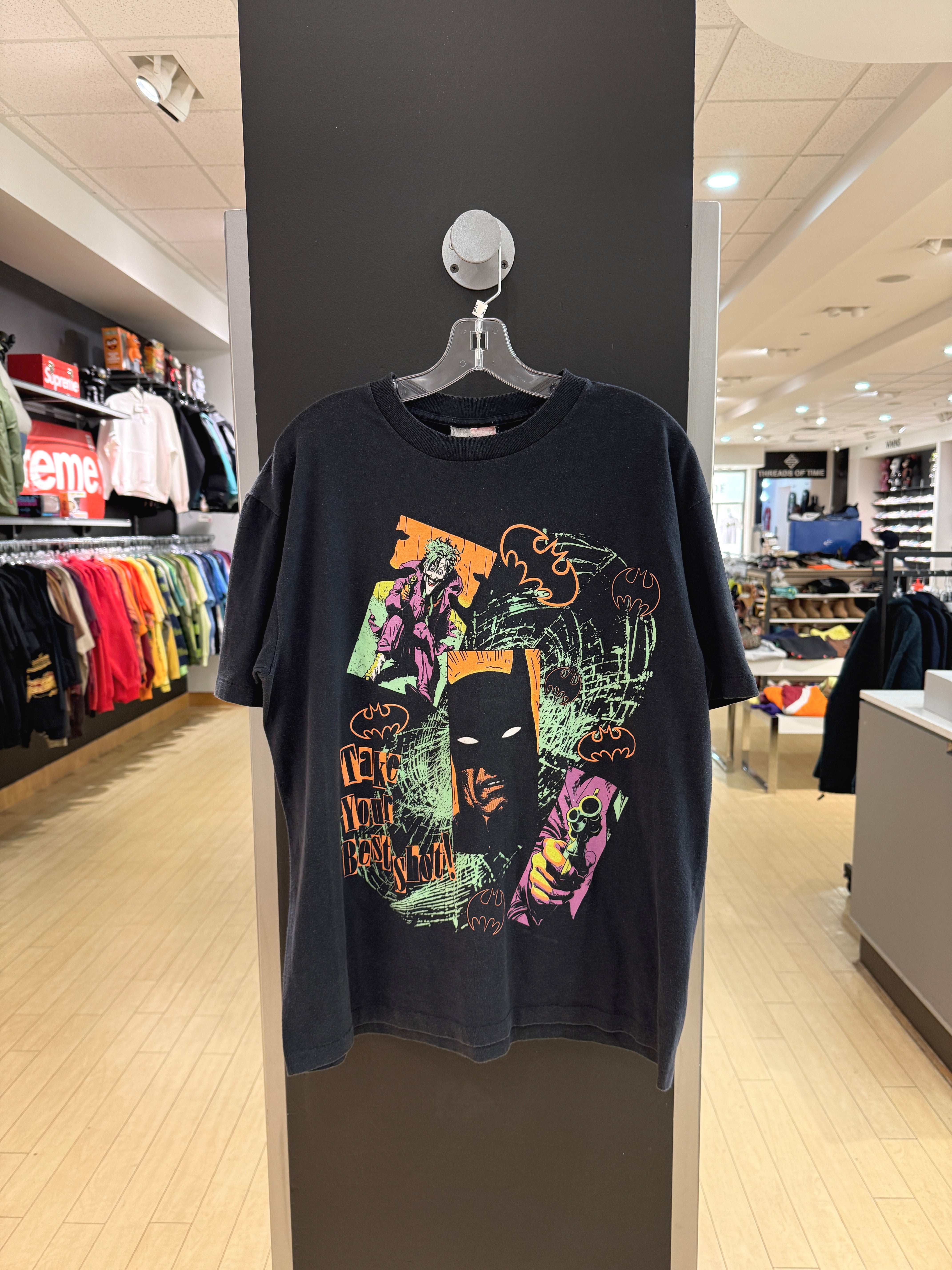 1989 Batman x The Joker DC Comics Tee Sz XL