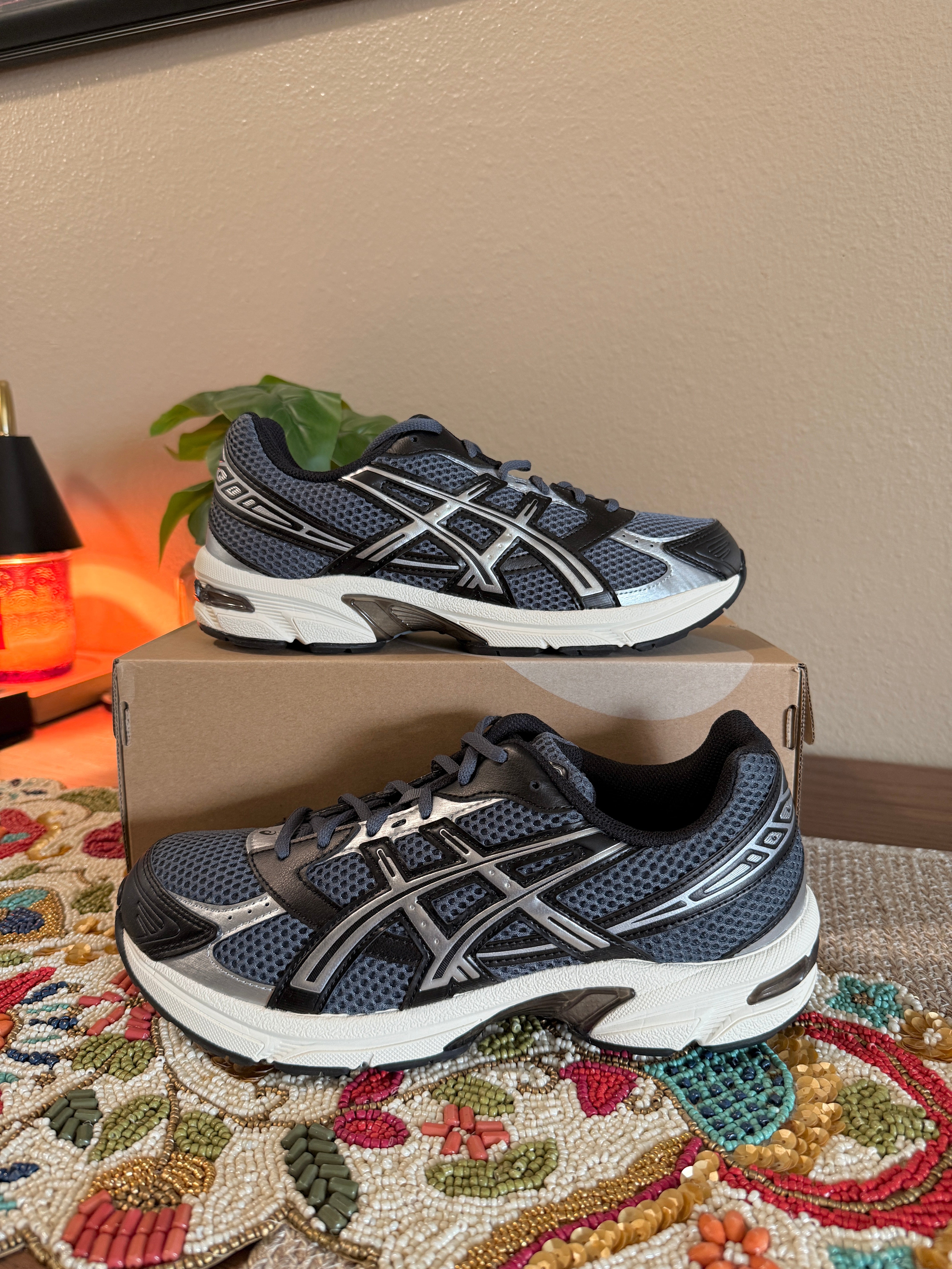 Asics Gel-1130 Steel Grey / Black Size 12