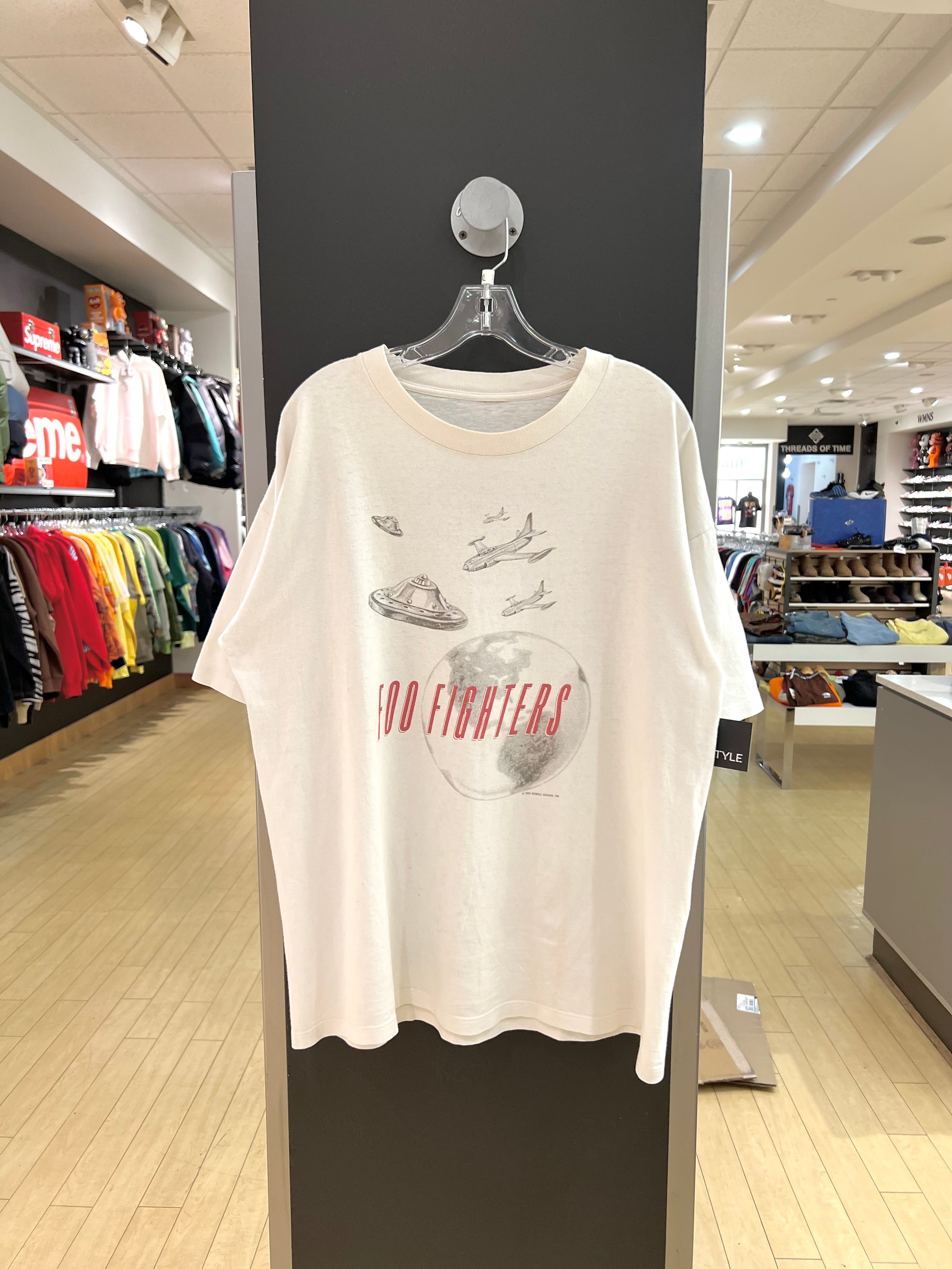 1996 Foo Fighters UFO Tour Tee Sz XL