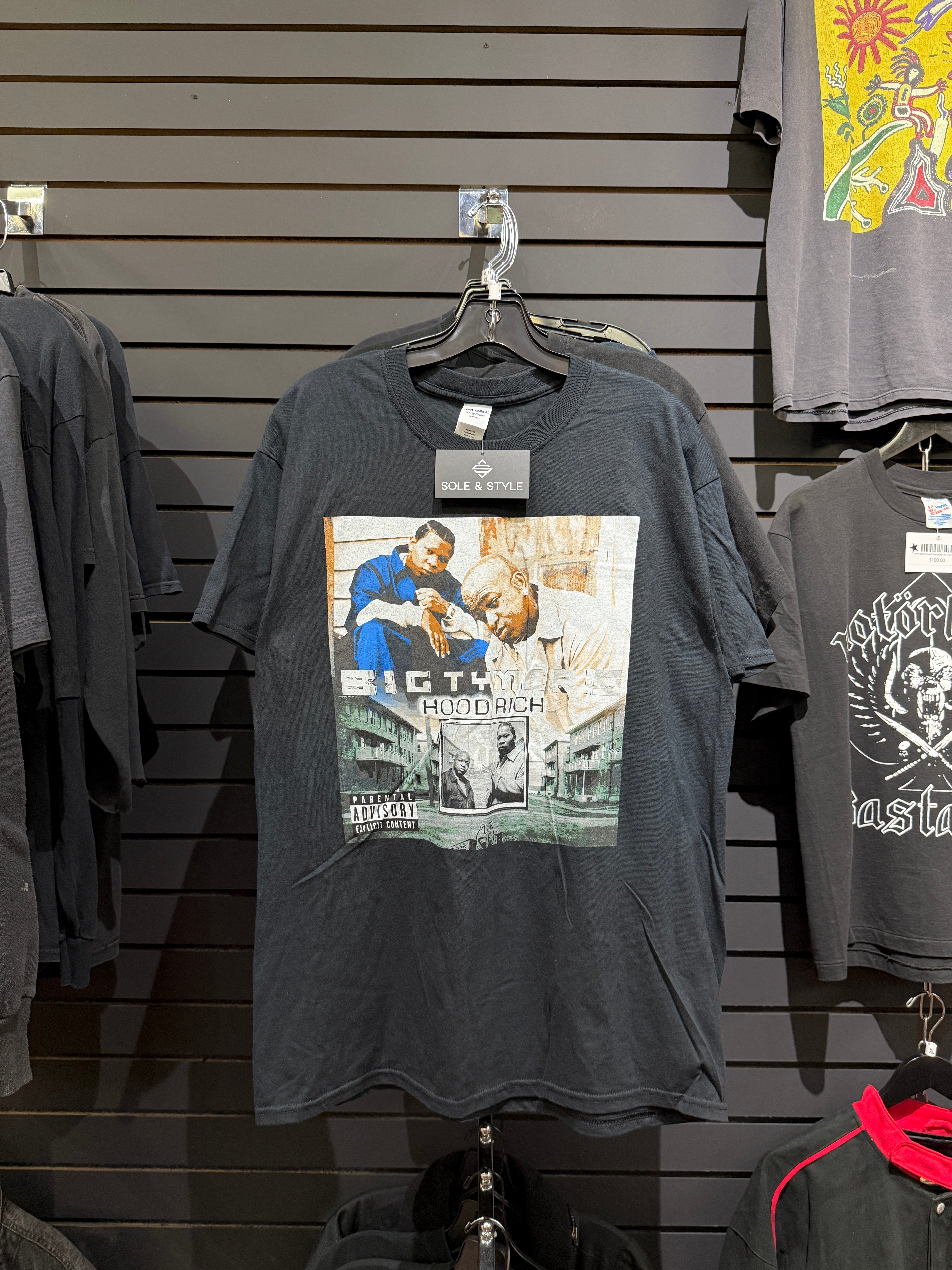 Y2K BIG TYMERS HOOD RICH ALBUM PROMO TEE Sz L