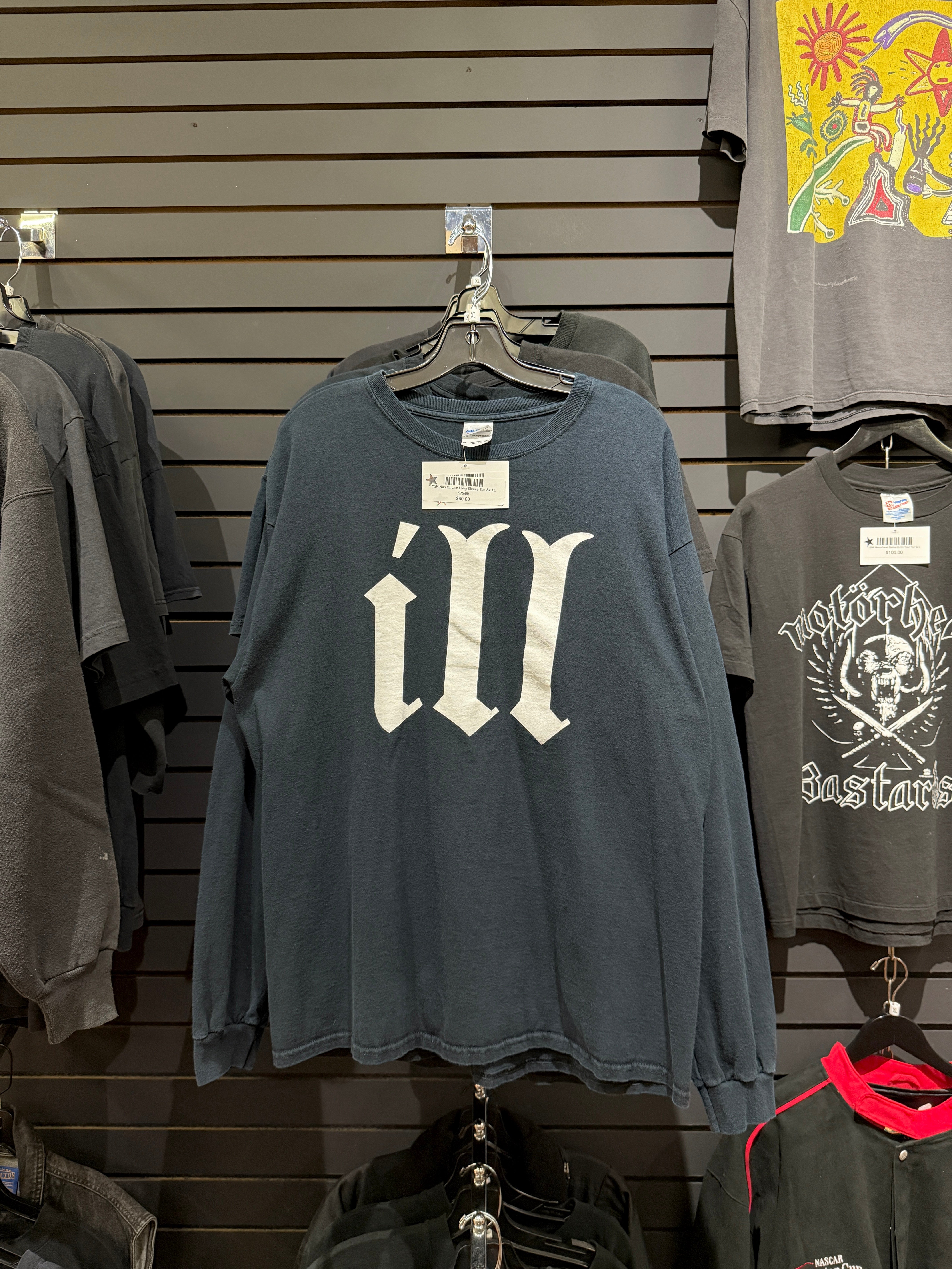 Y2K Nas Illmatic Long Sleeve Tee Sz XL