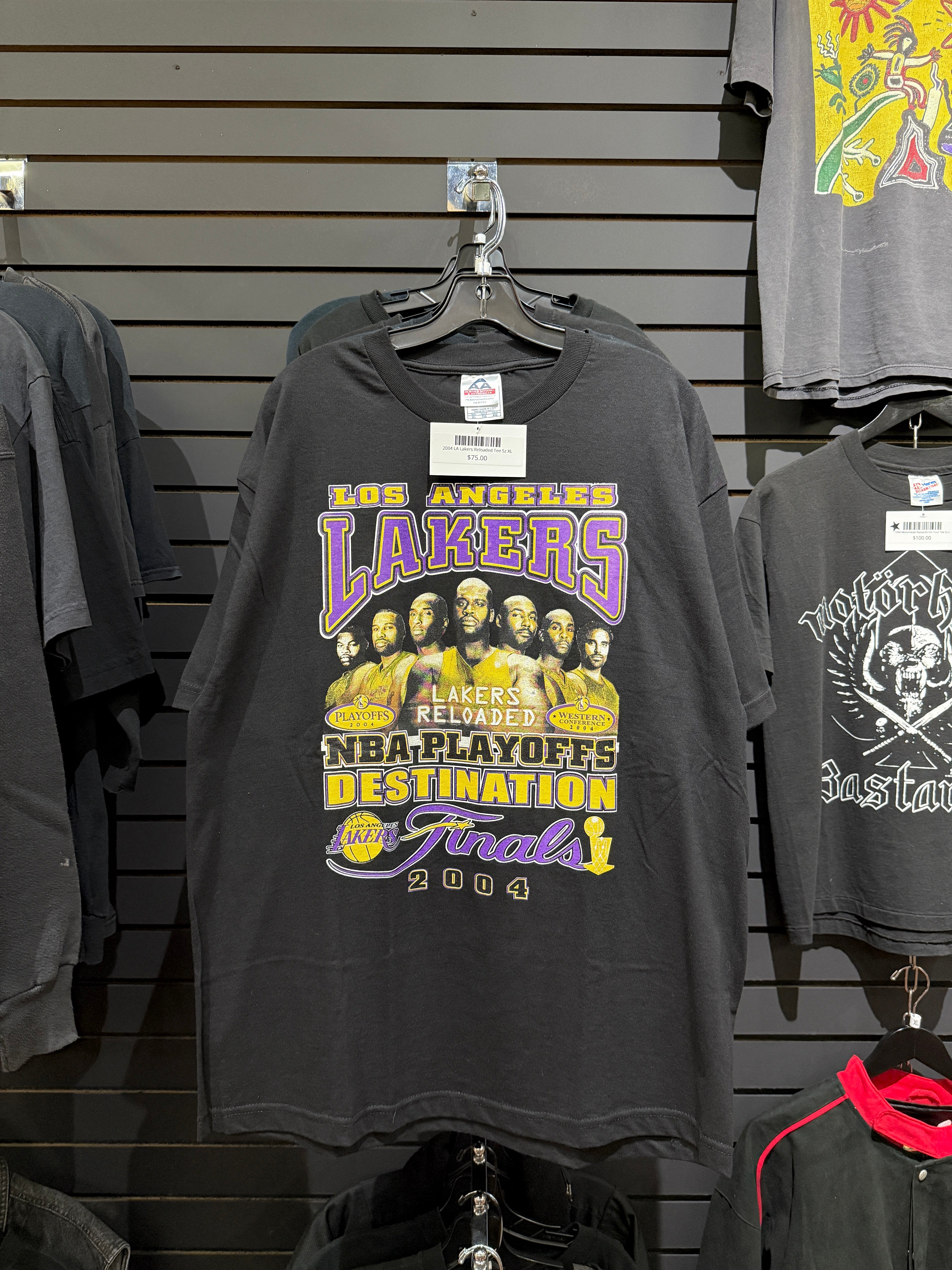 2004 LA Lakers Reloaded Tee Sz XL