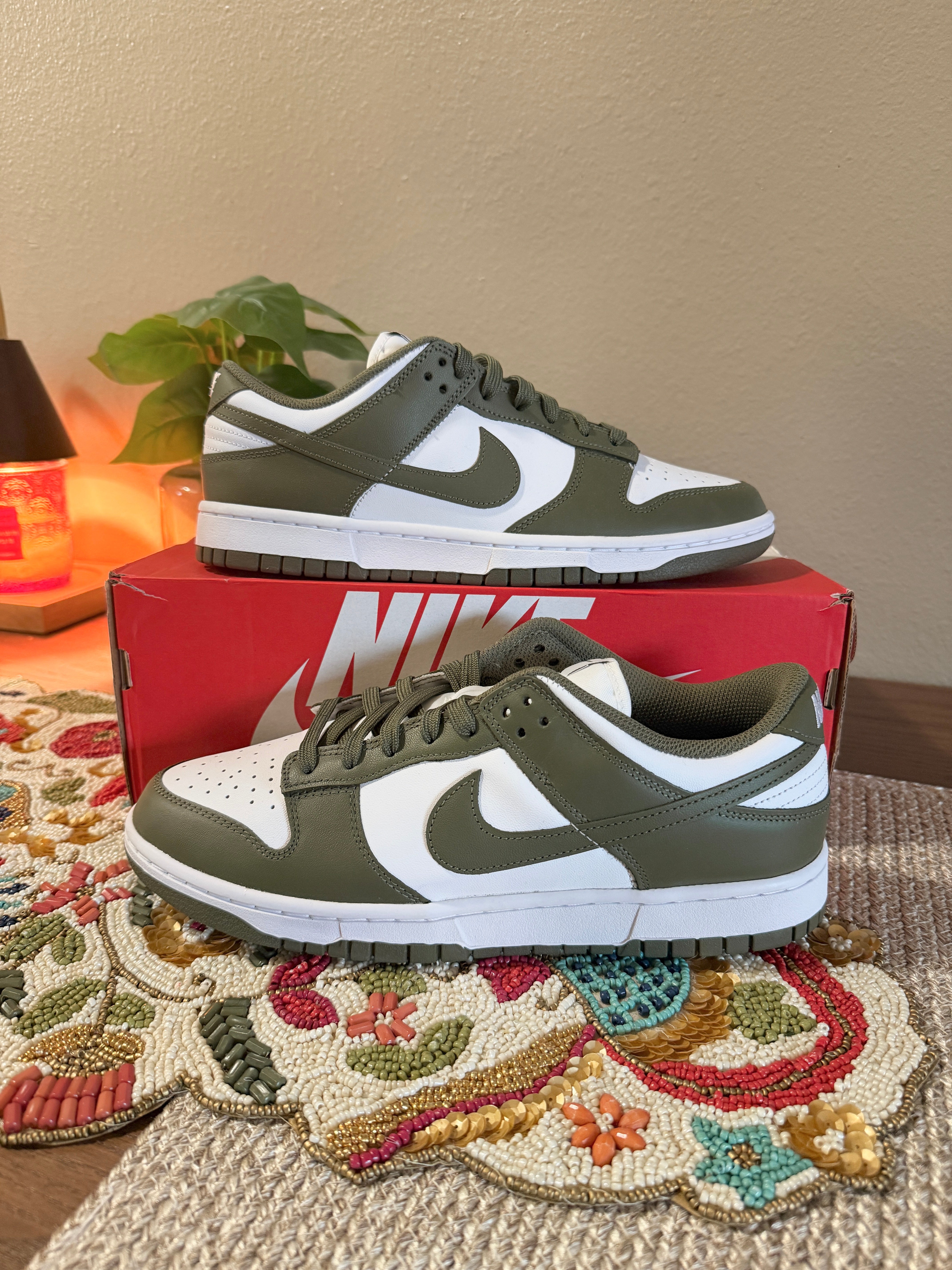 Nike Dunk Low Medium Olive Size 9.5M / 11W