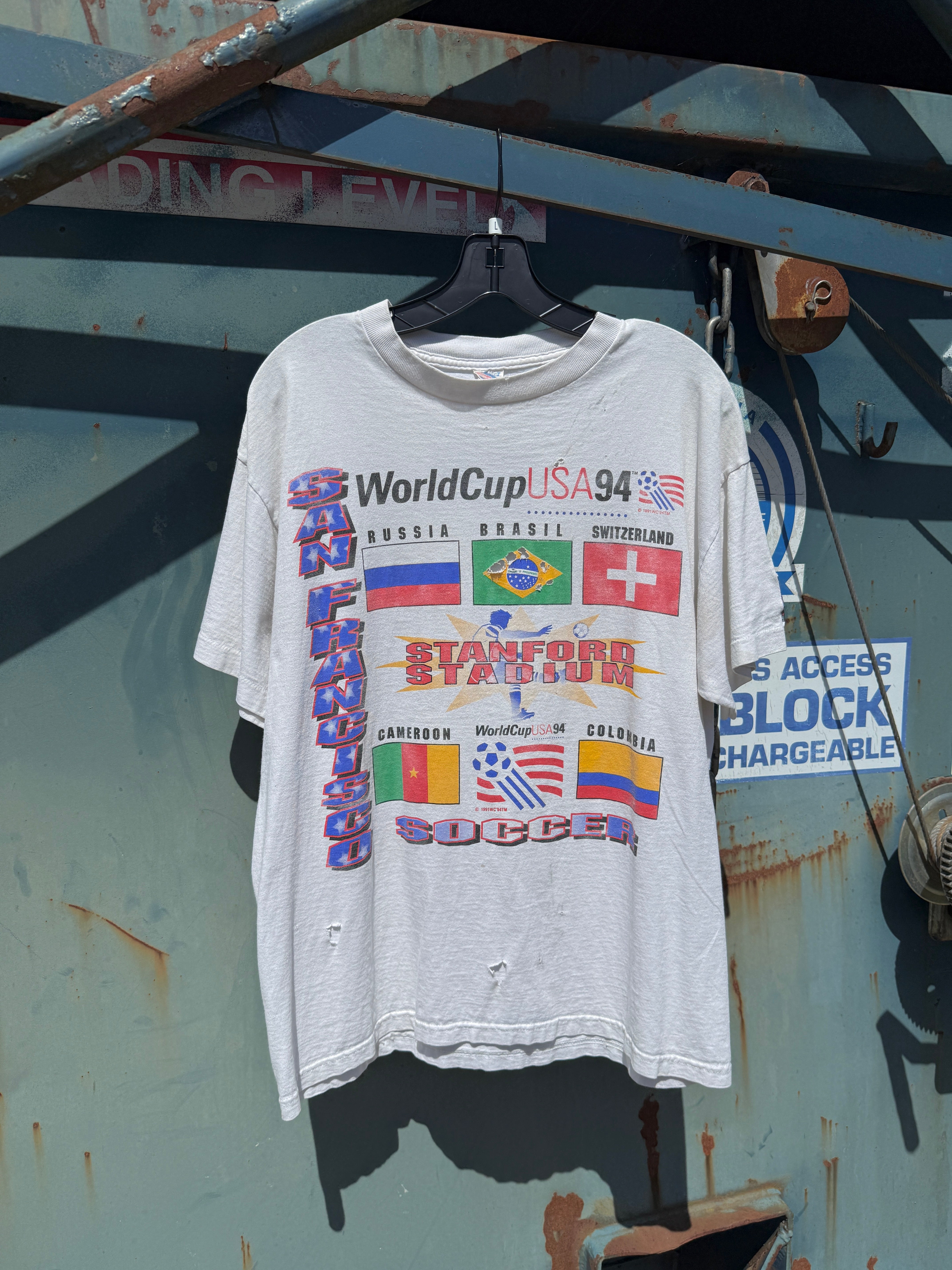 1994 World Cup USA Stanford Stadium Tee Size L