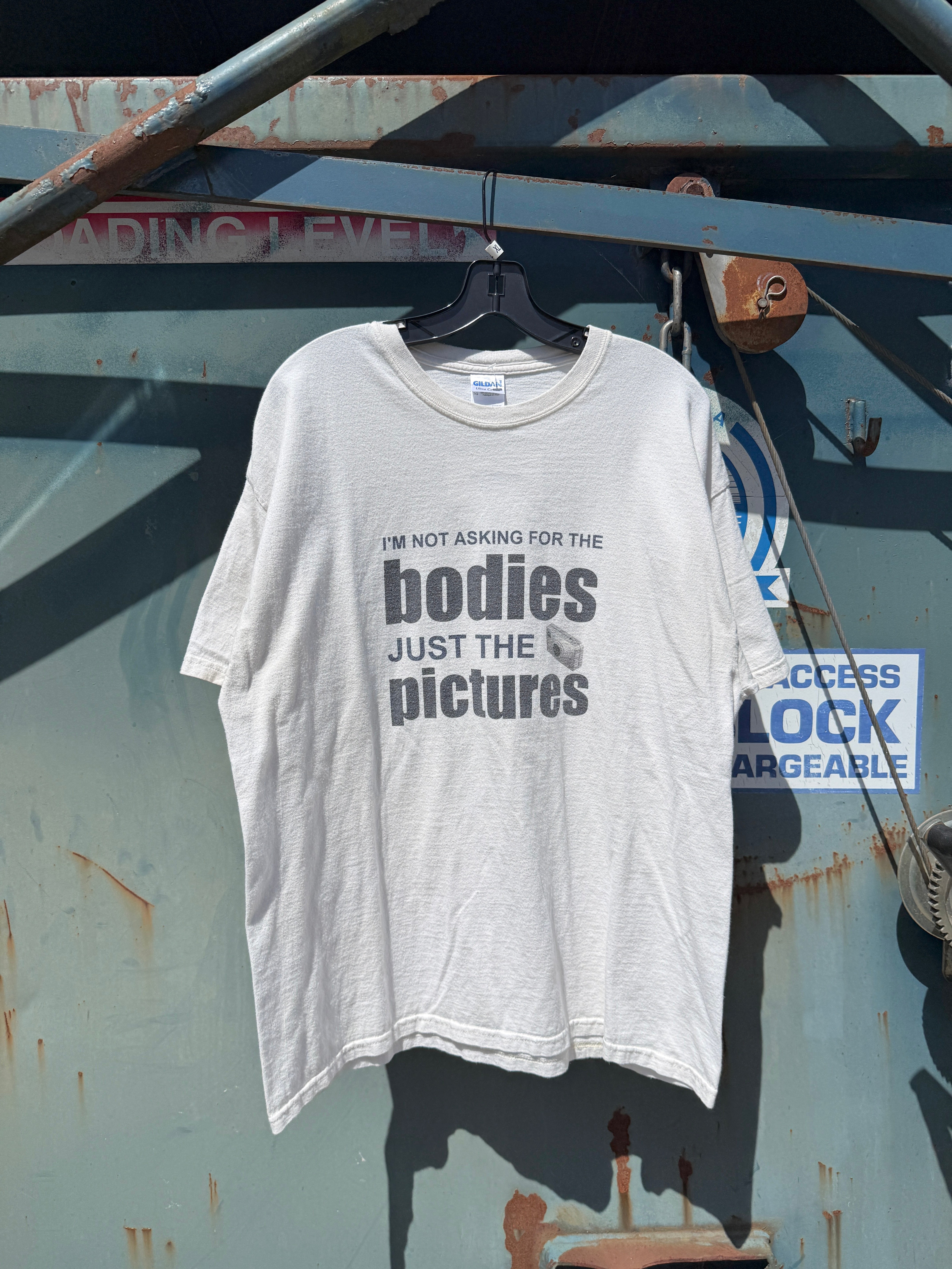 Y2K I'm Not Asking for the Bodies Tee Size XL