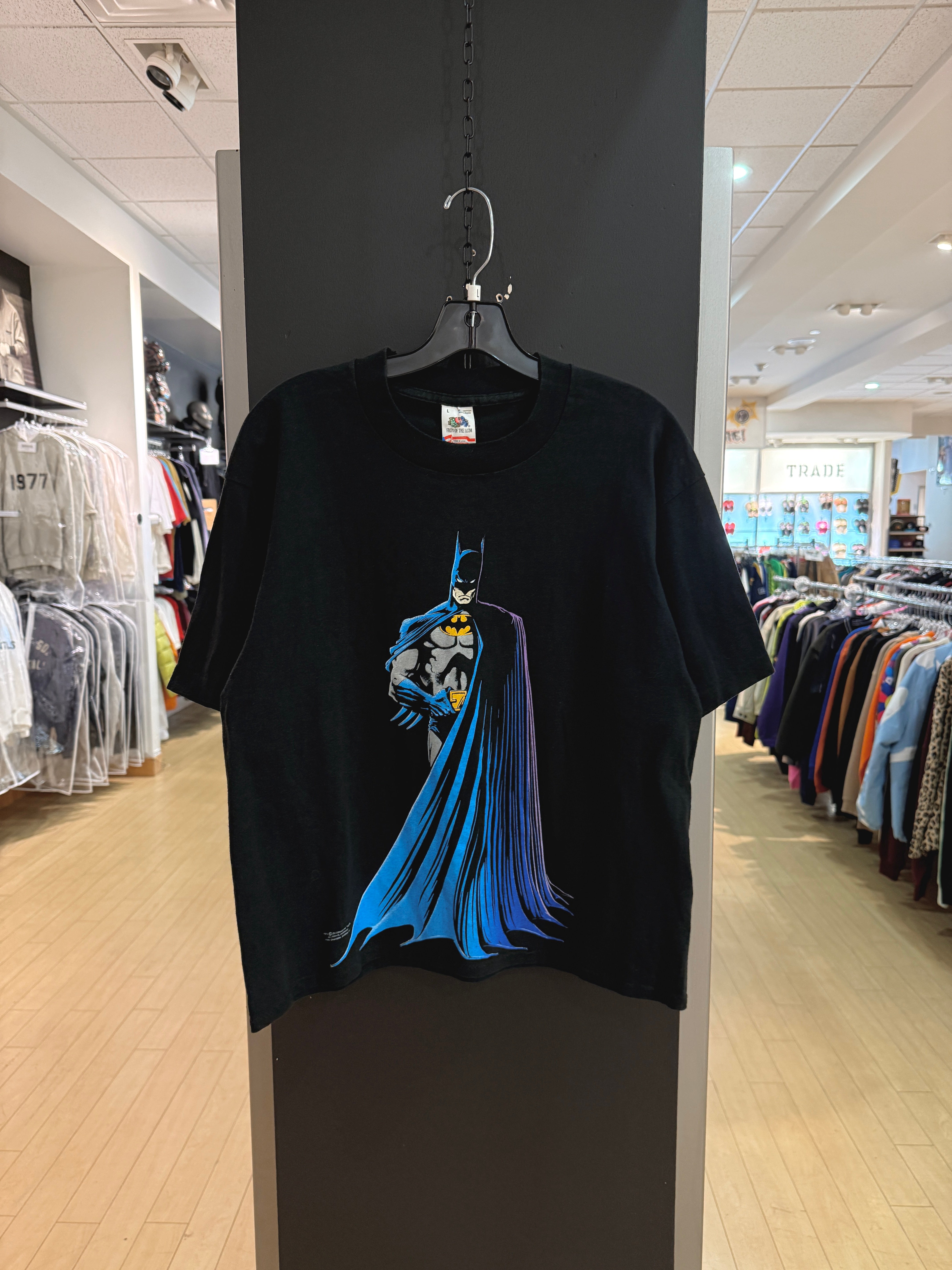 1988 Batman Fruit of the Loom Tee (Cropped) Size L