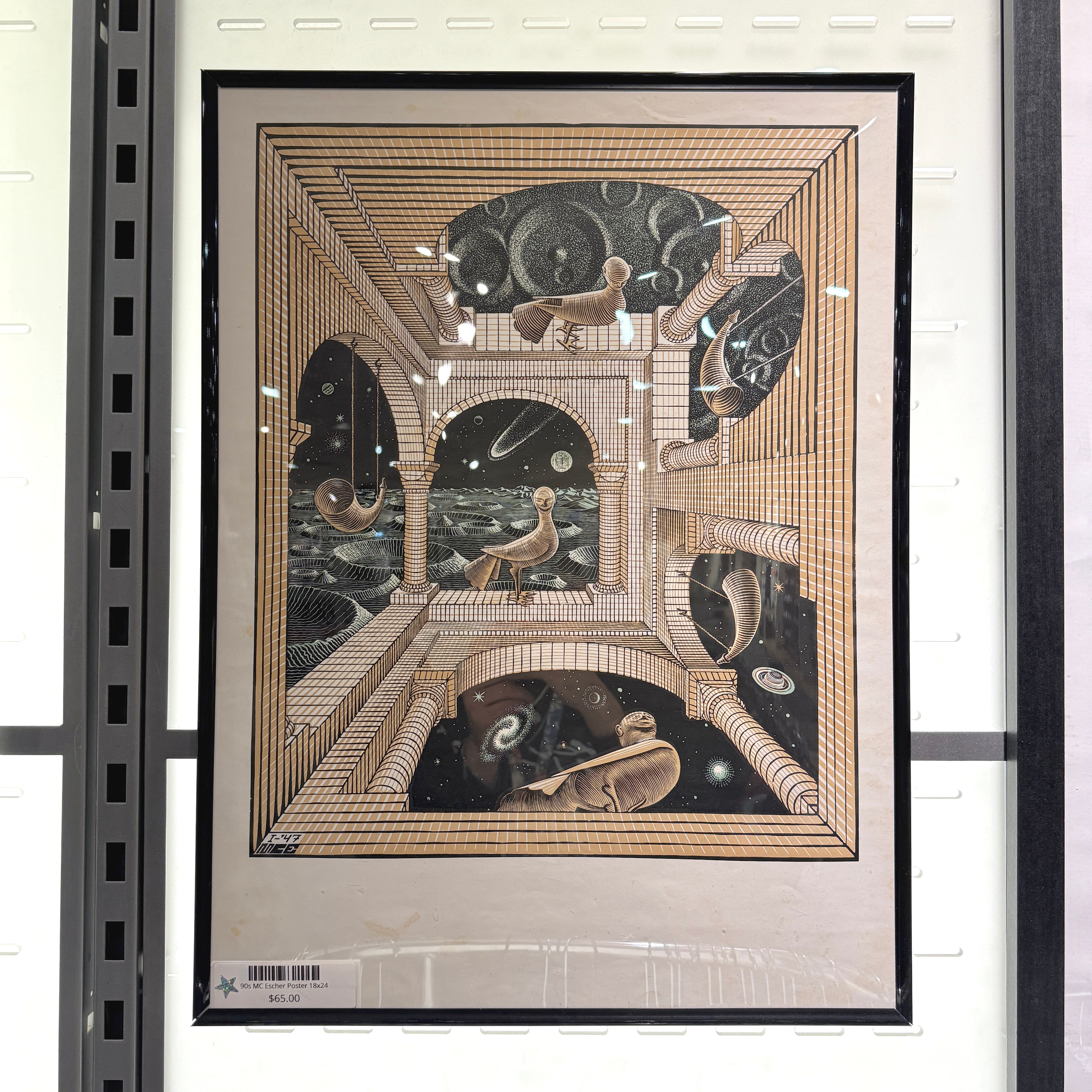 90s MC Escher Poster 18x24