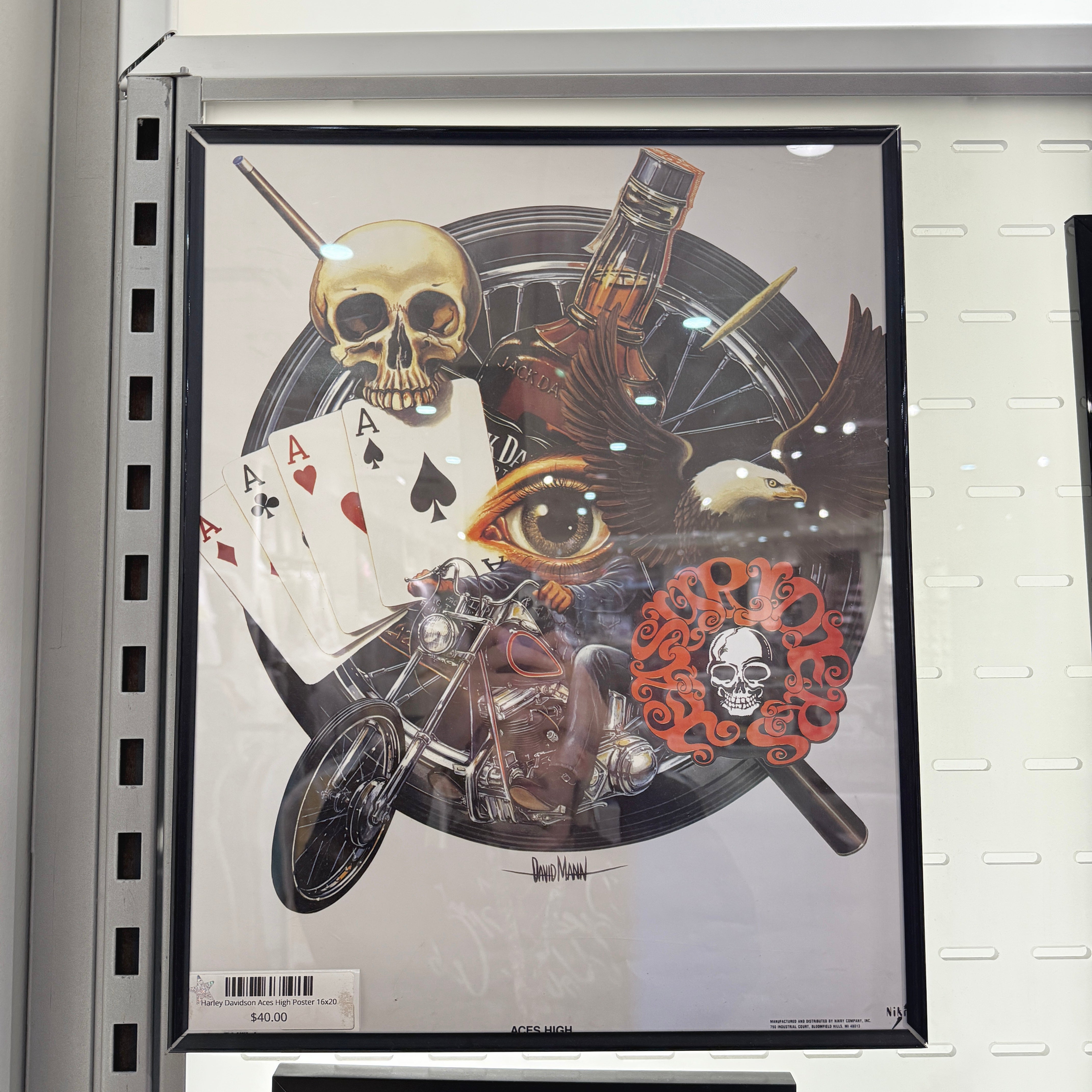 Harley Davidson Aces High Poster 16x20