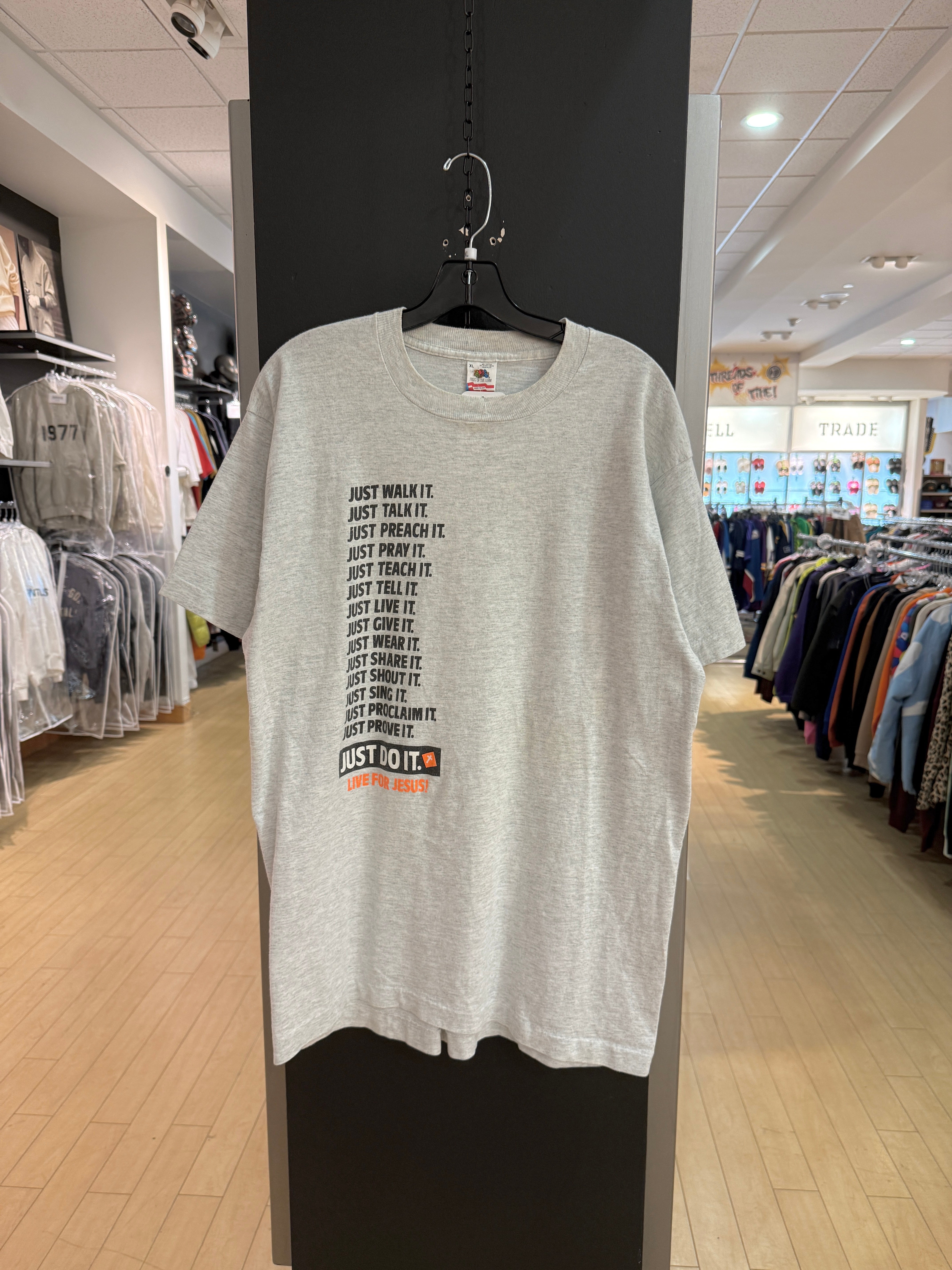 90s Live for Jesus Nike Bootleg Tee Size XL