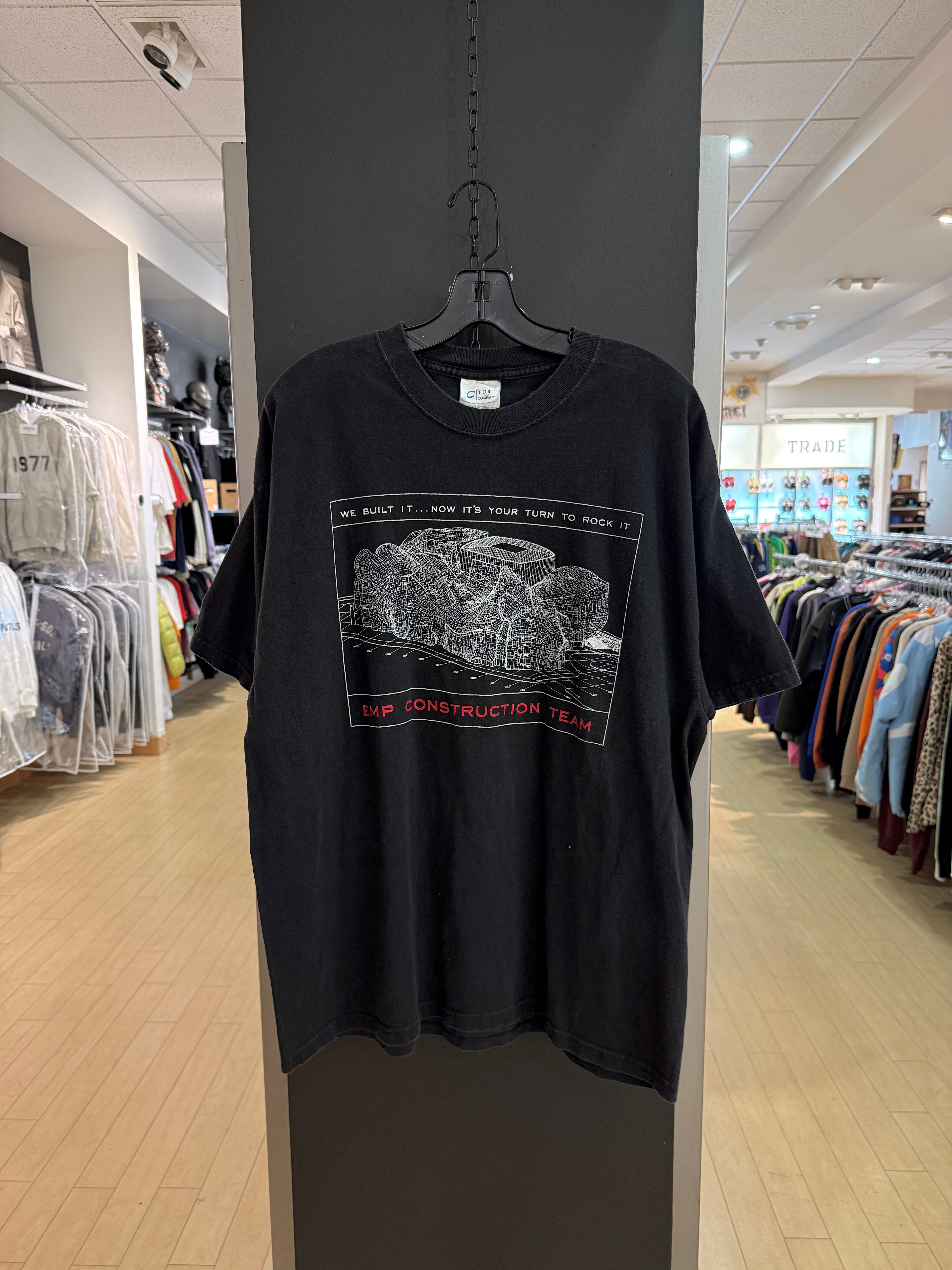Y2K Seattle MoPop EMP Construction Team Tee Size XL