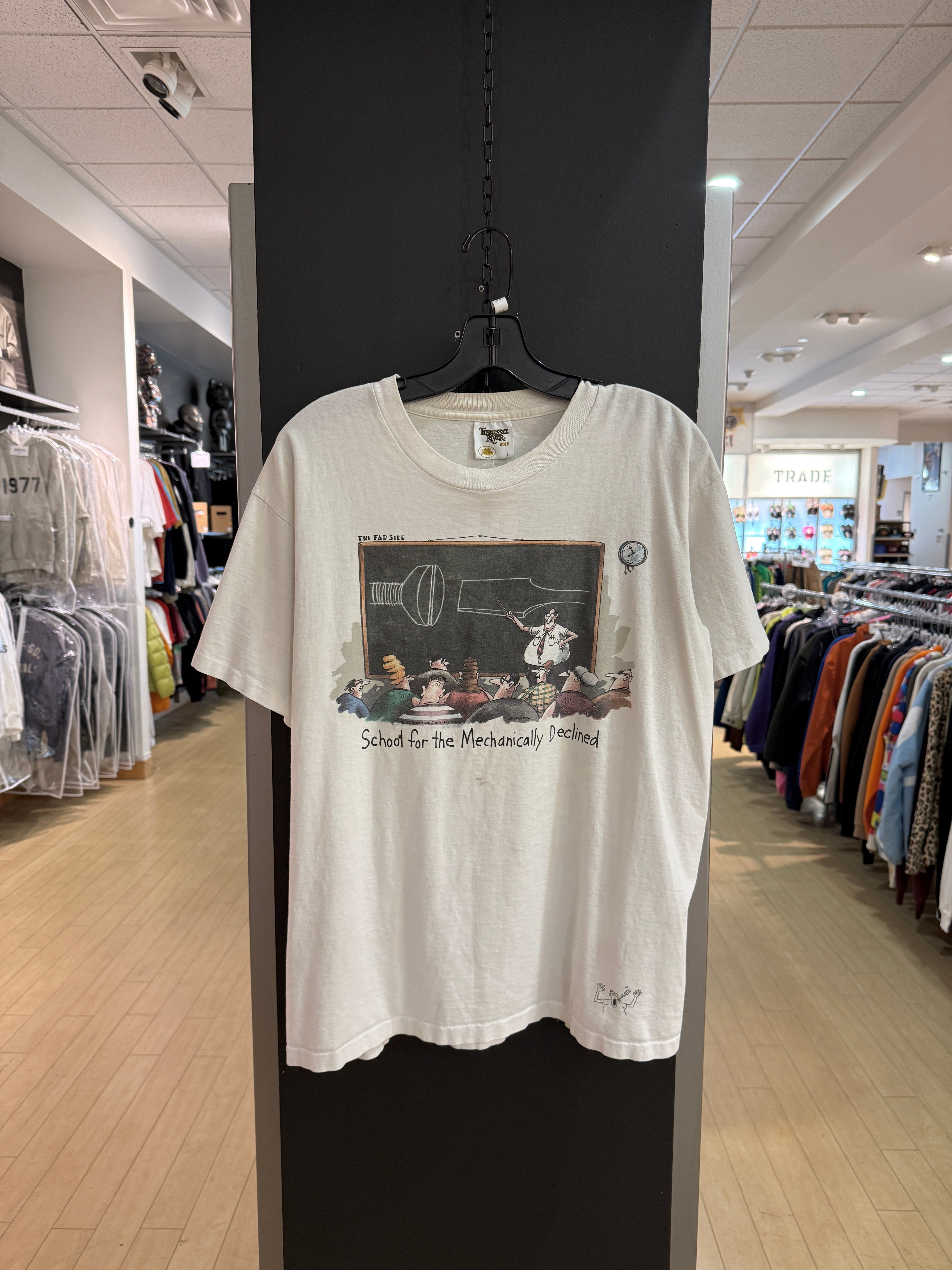 90s The Far Side Mechanically Declined Tee Size L