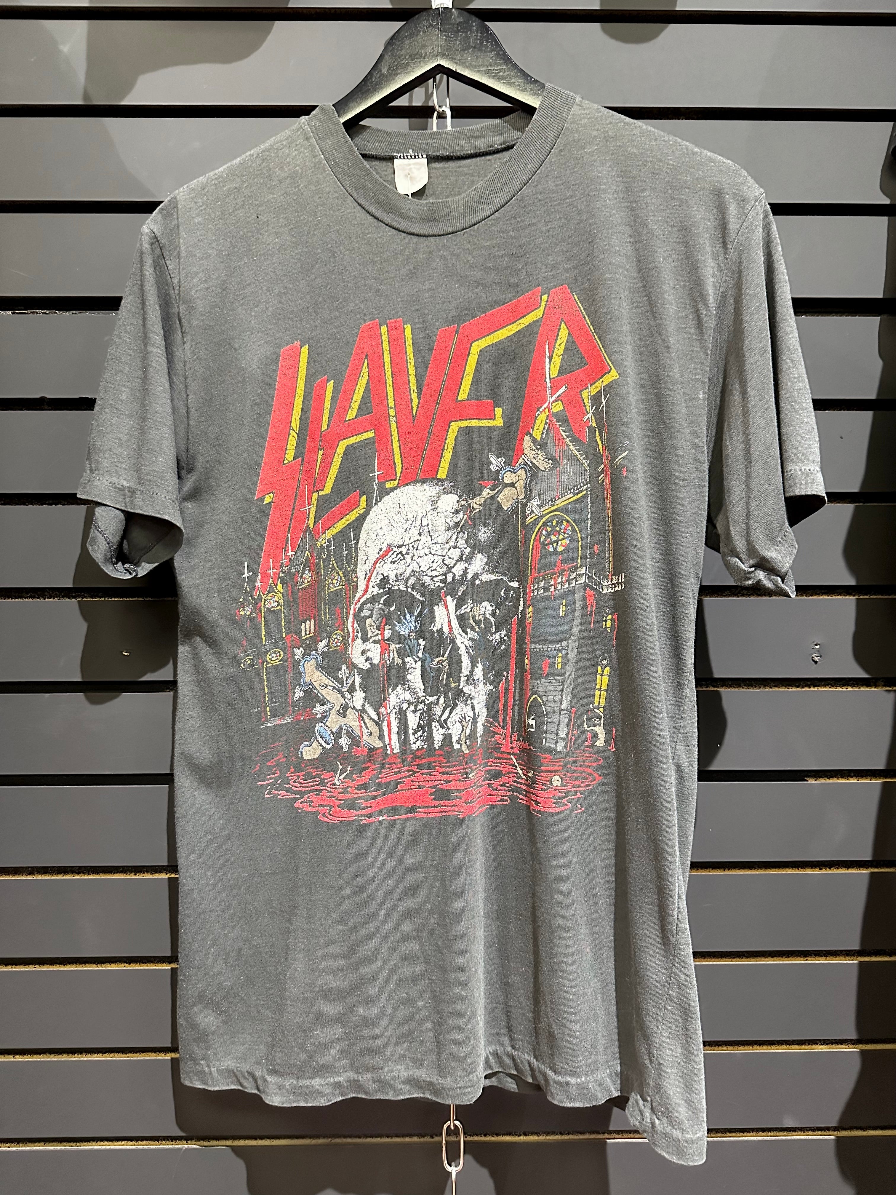 1988 Slayer World Sacrifice Tour Tee Sz M