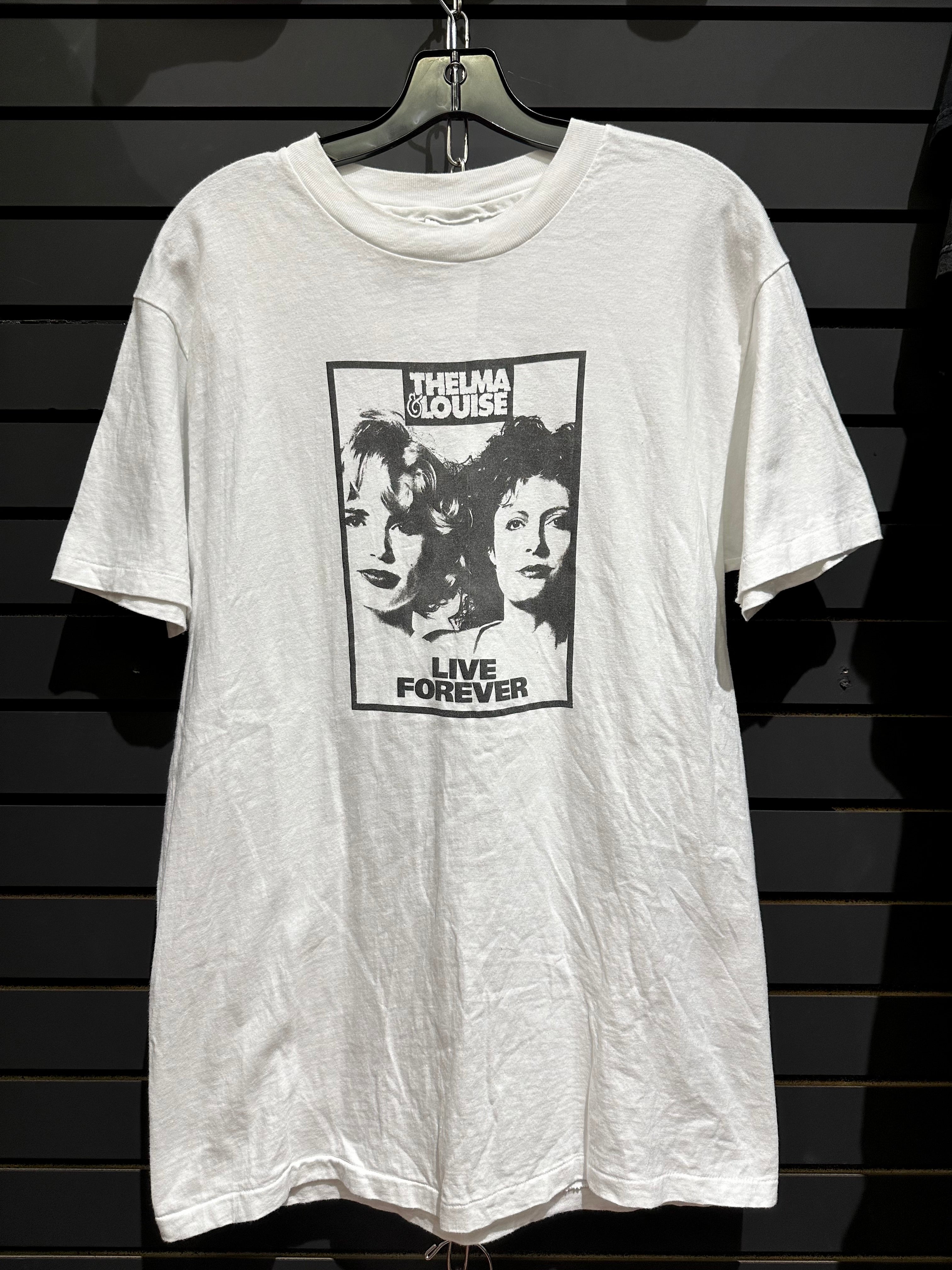 90s Thelma & Louise Live Forever Movie Promo Tee Sz L