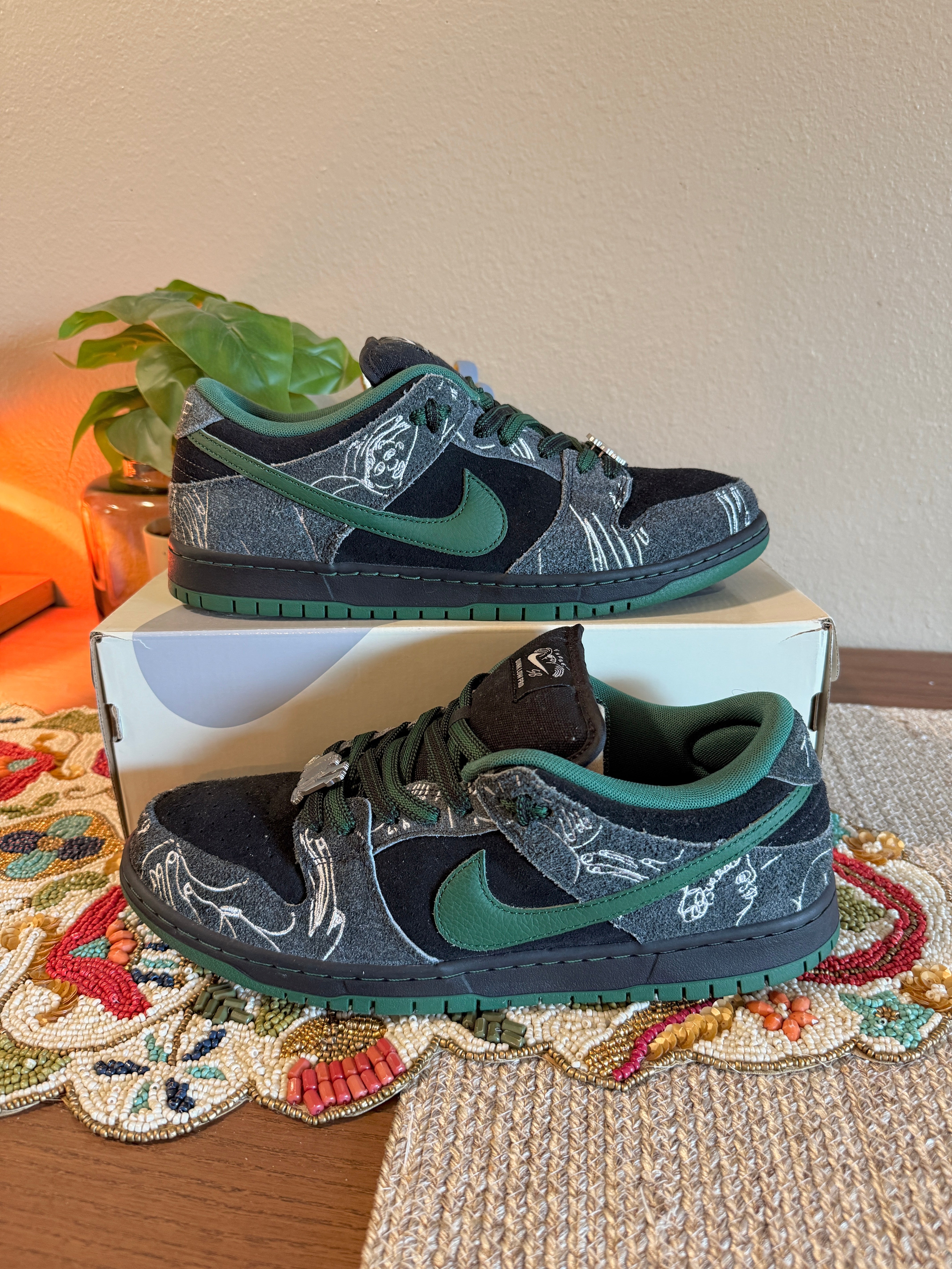 Nike SB Dunk Low There Skateboards Size 11 USED