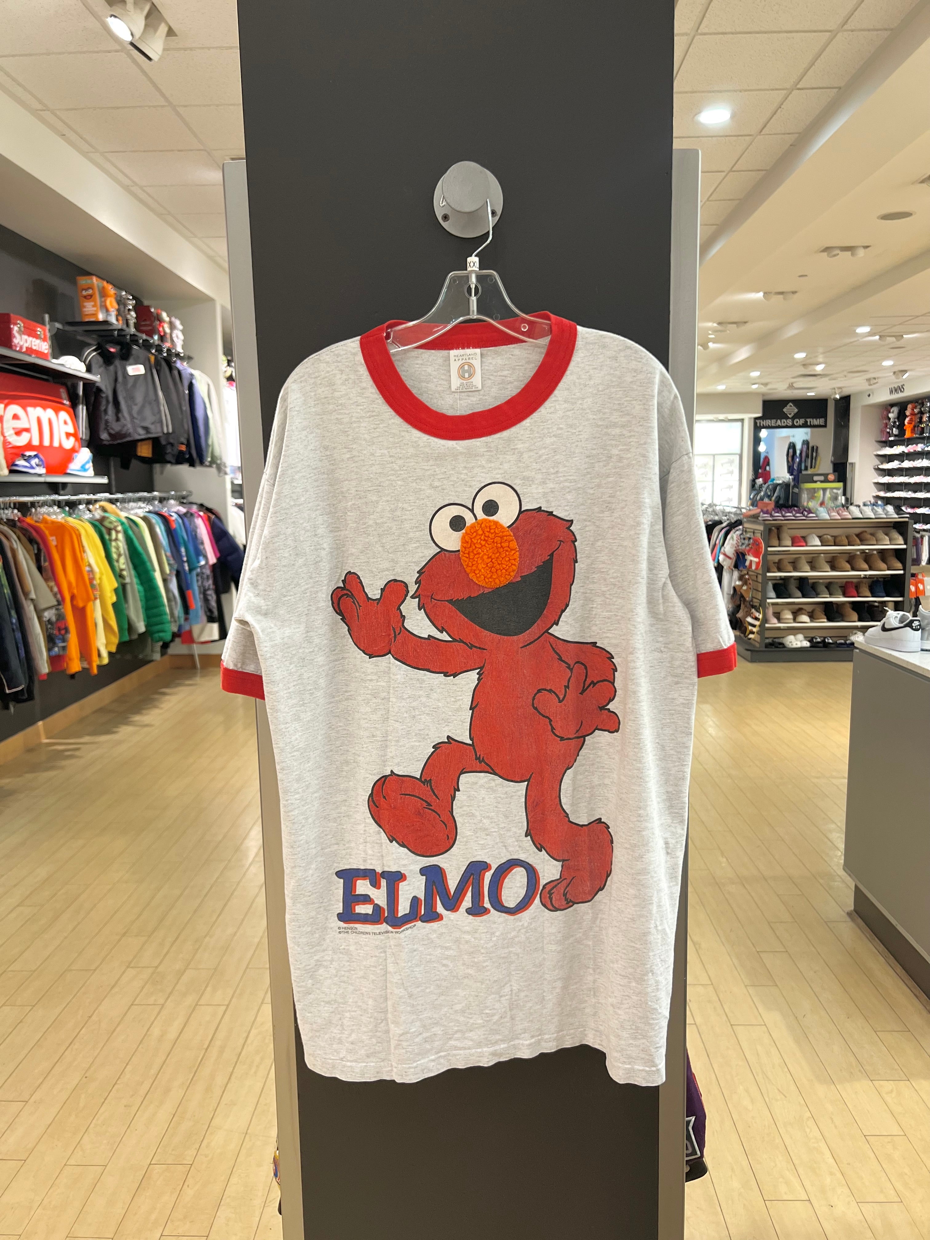 90s Elmo Fuzzy Nose Tee XXL