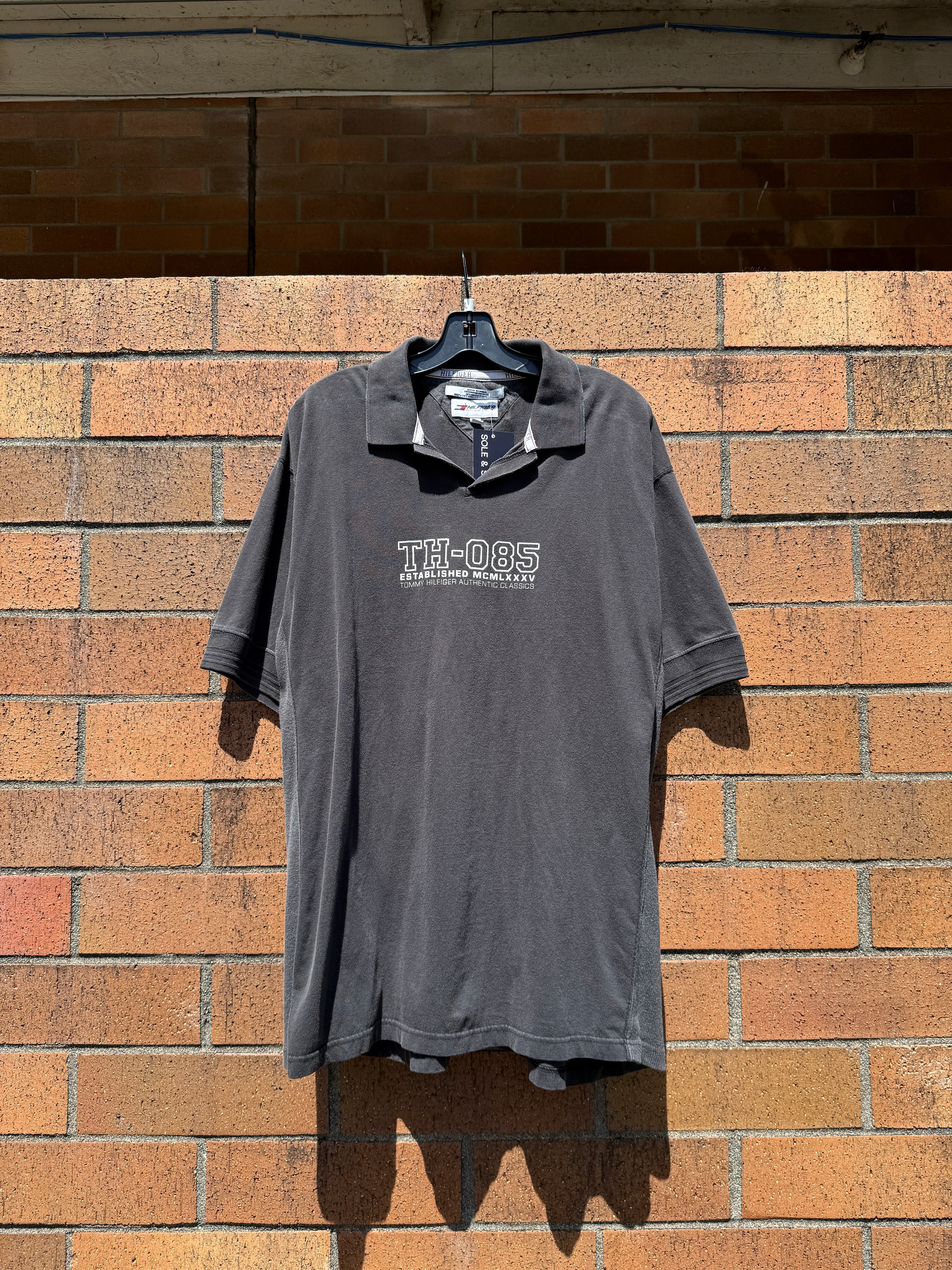 Y2K Tommy Hilfiger Athletics TH-O85 Polo Shirt Size XL