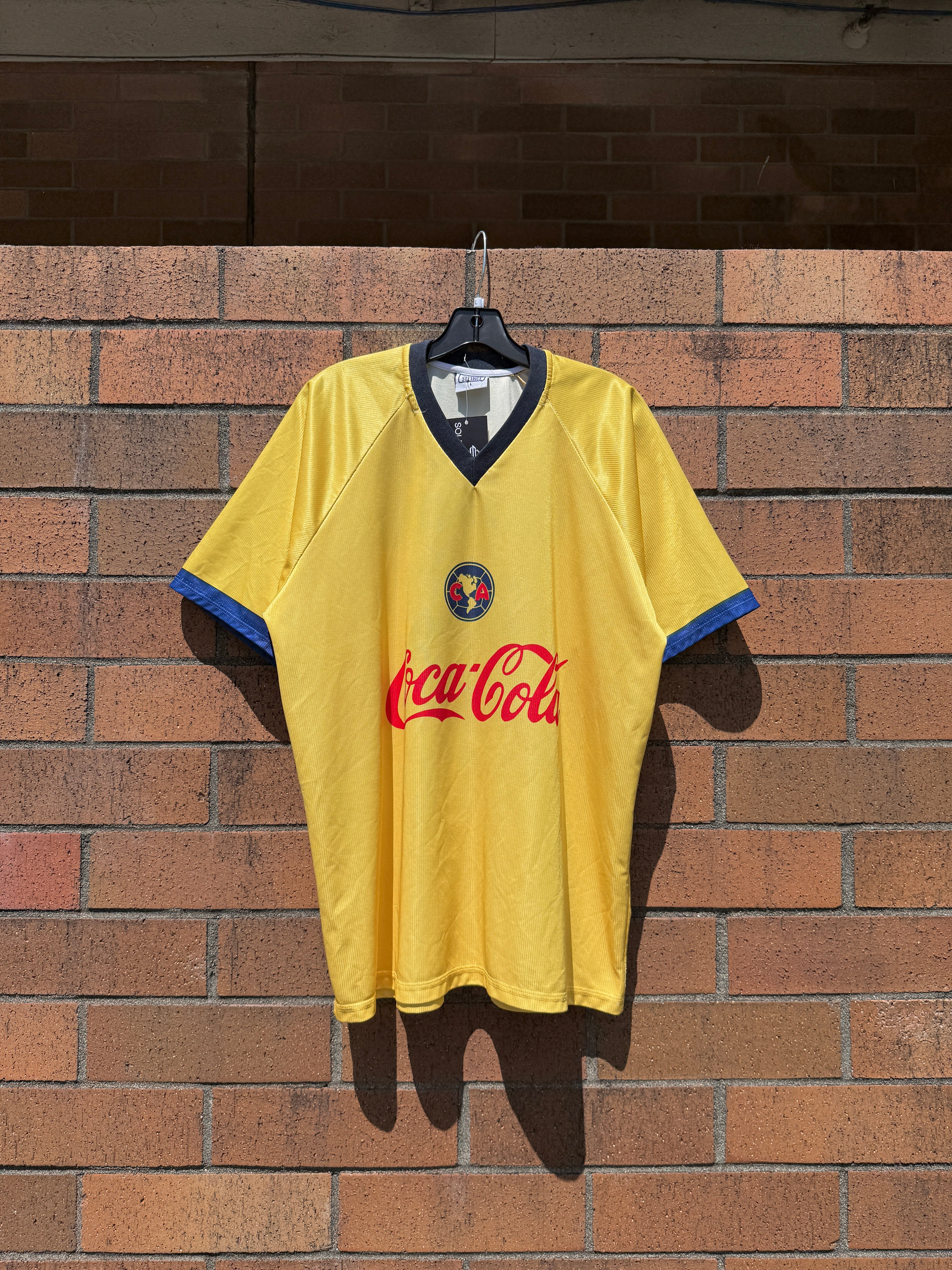 Y2K Club America #15 Yellow Soccer Jersey Size L