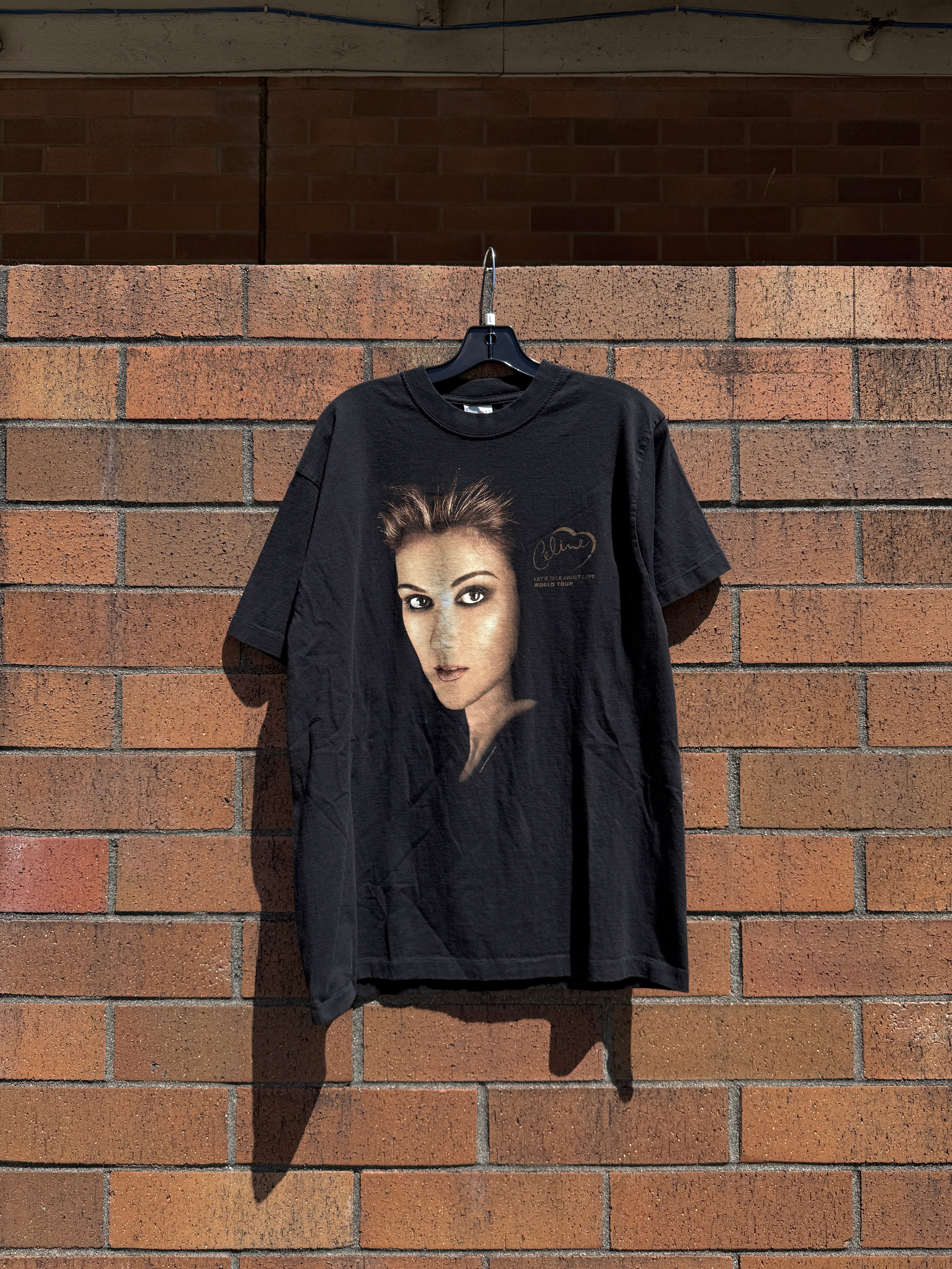 1998 Celine Dion Let's Talk About Love Tour Tee Size L