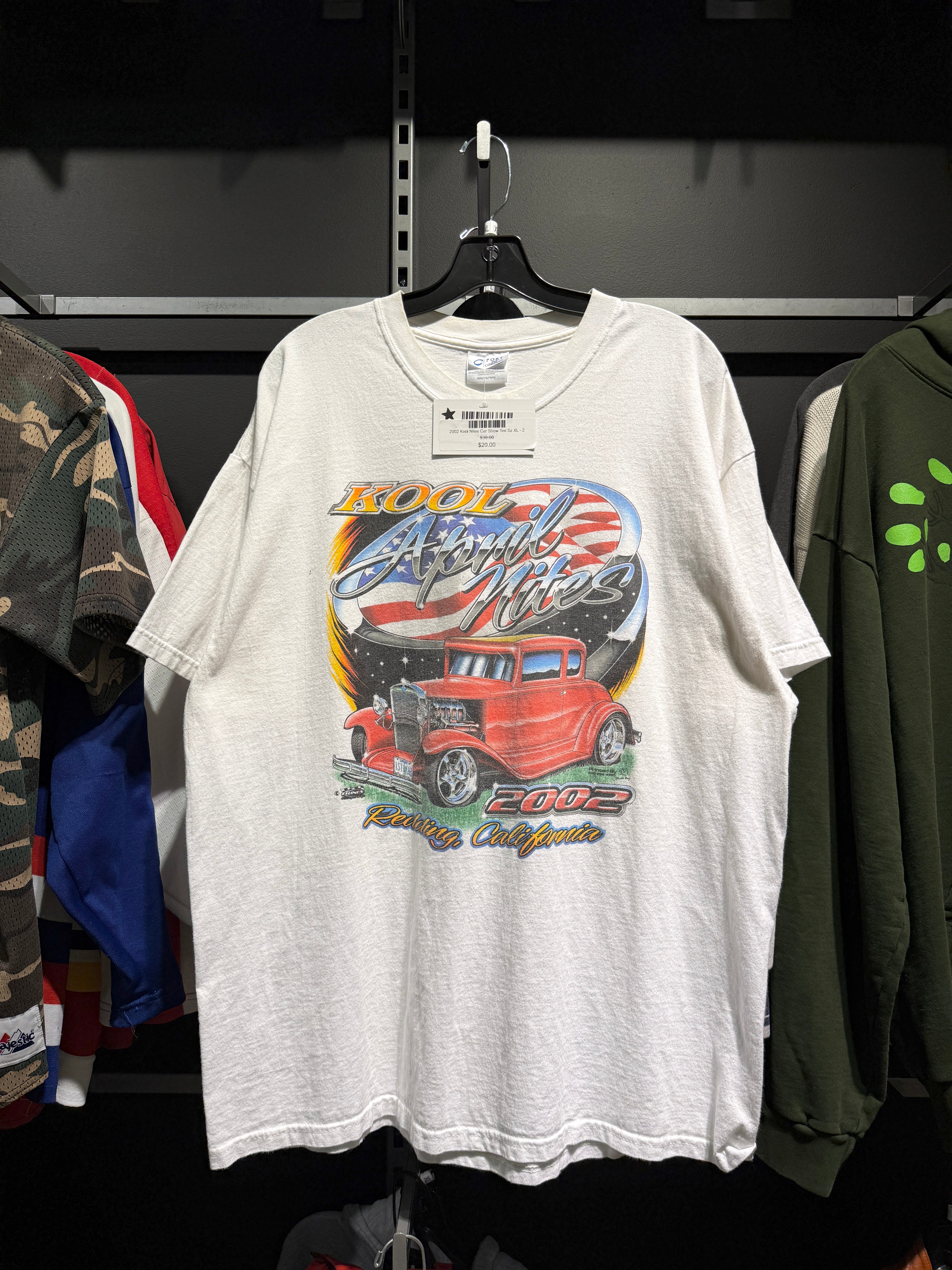 2002 Kool Nites Car Show Tee Sz XL