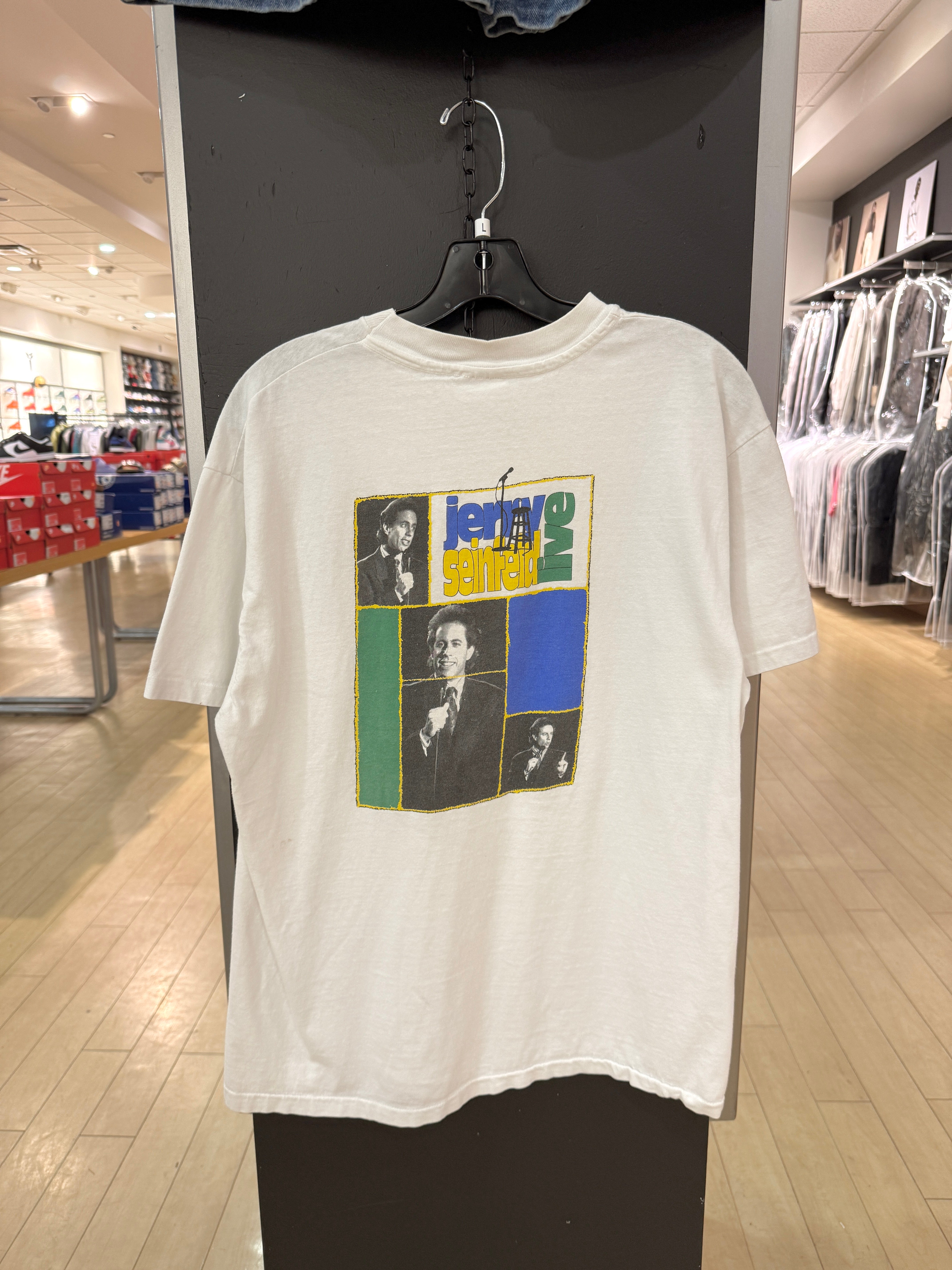 90s Jerry Seinfeld Live Tee Sz L