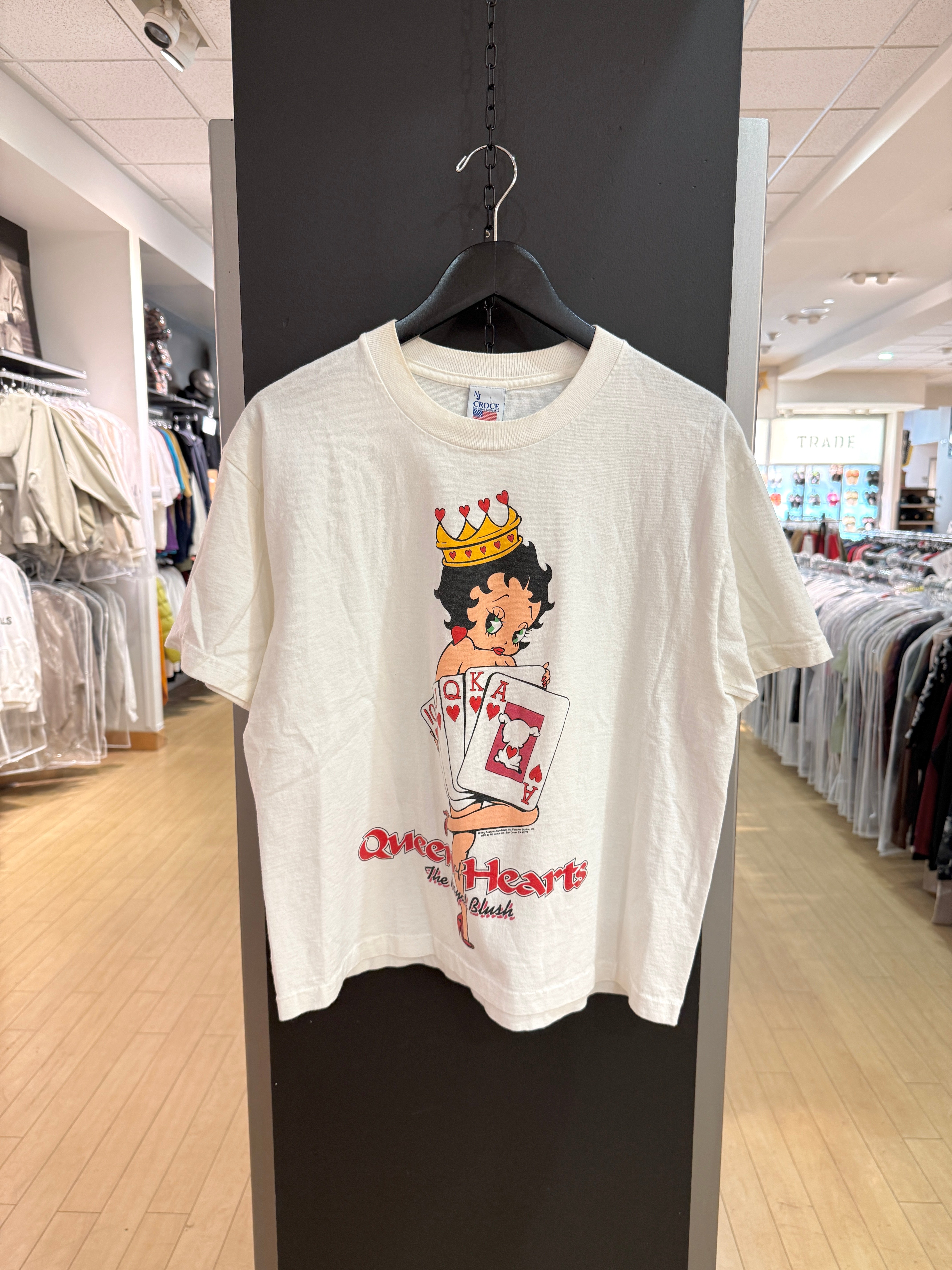 90s Betty Boop Queen of Hearts Tee Size L