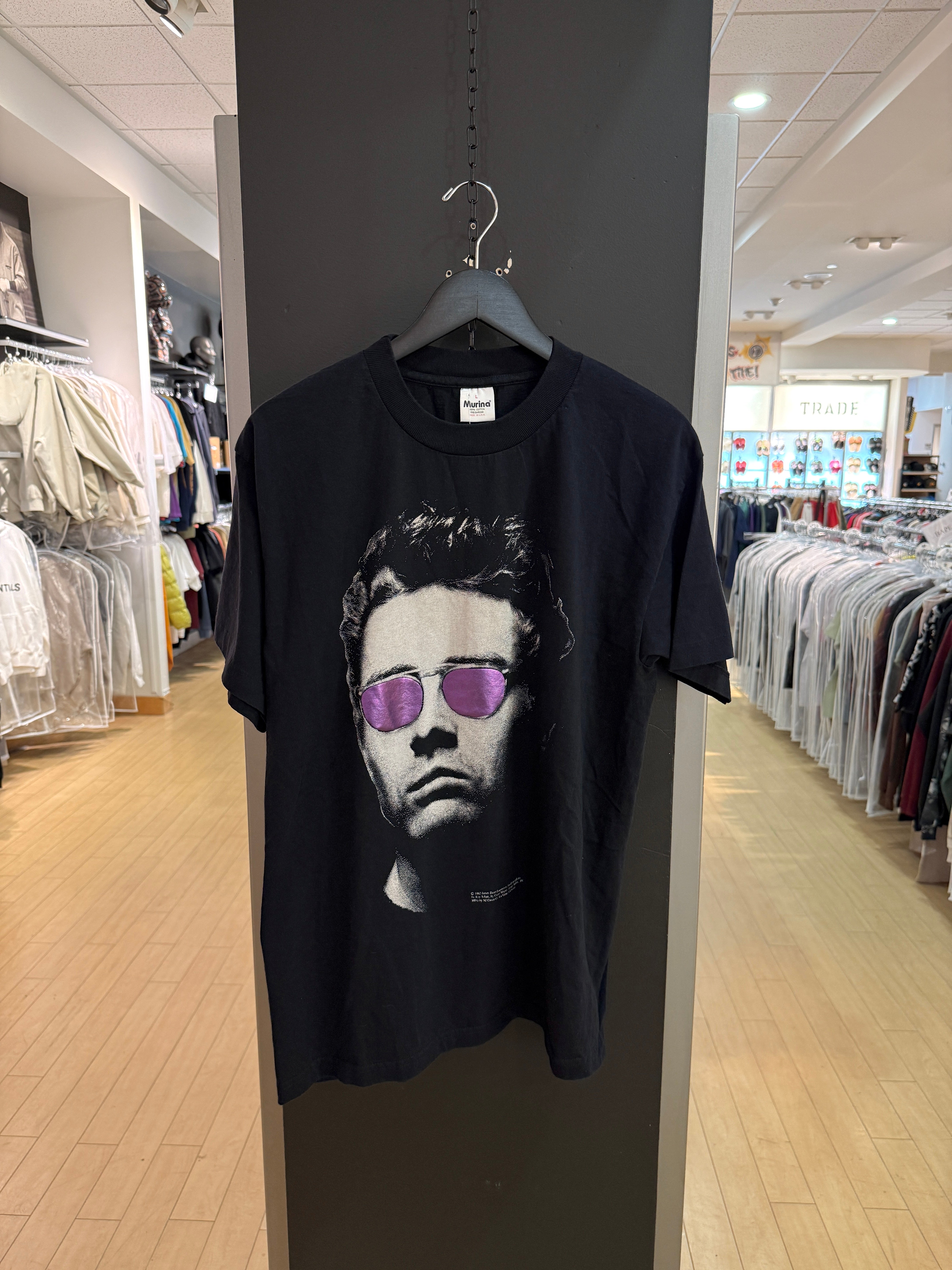 1982 James Dean Purple Shades Tee Size L