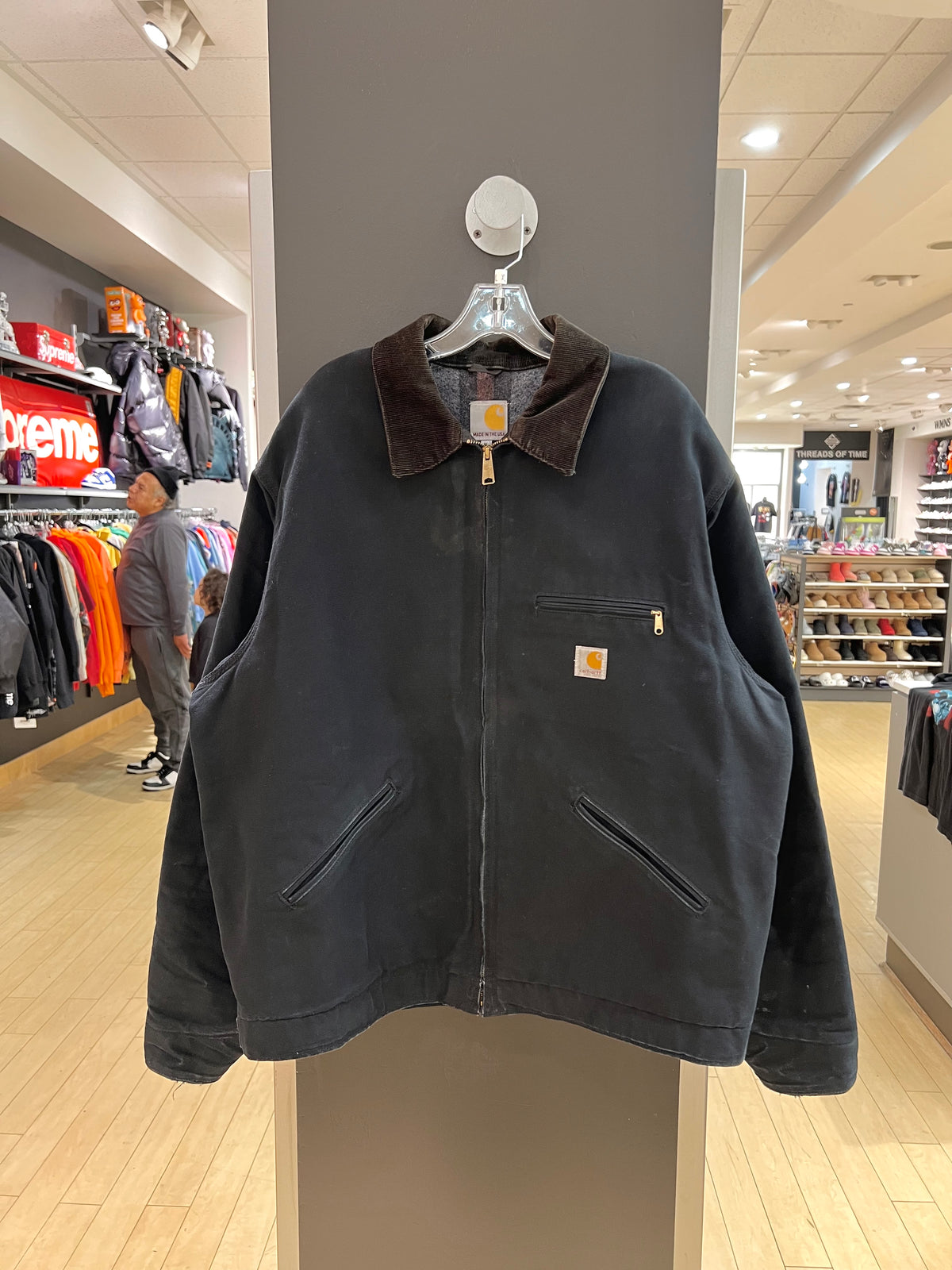Carhartt Black Detroit Jacket XL Tall