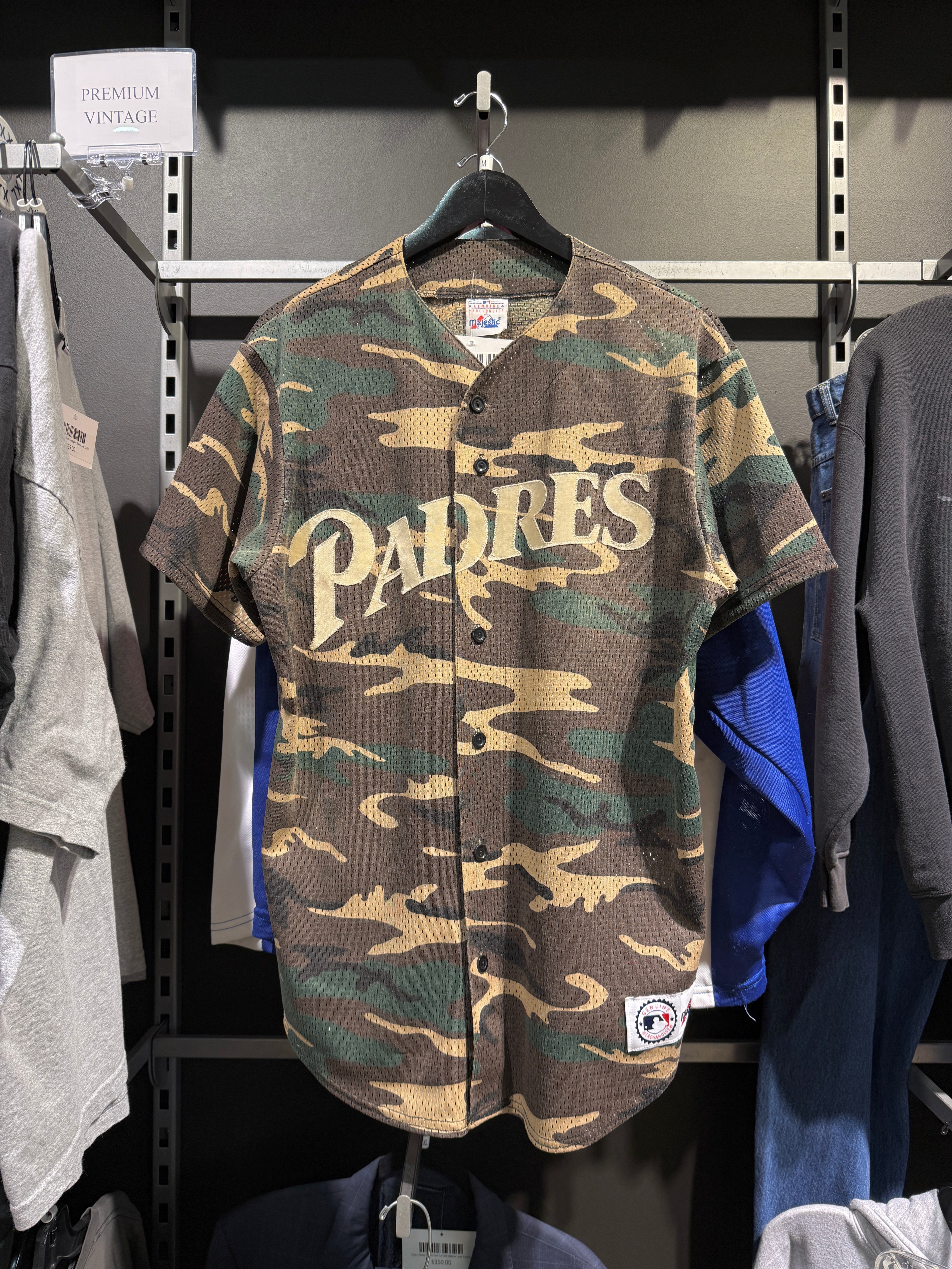 Y2K San Diego Padres Majestic Alt Camo Jersey Sz M