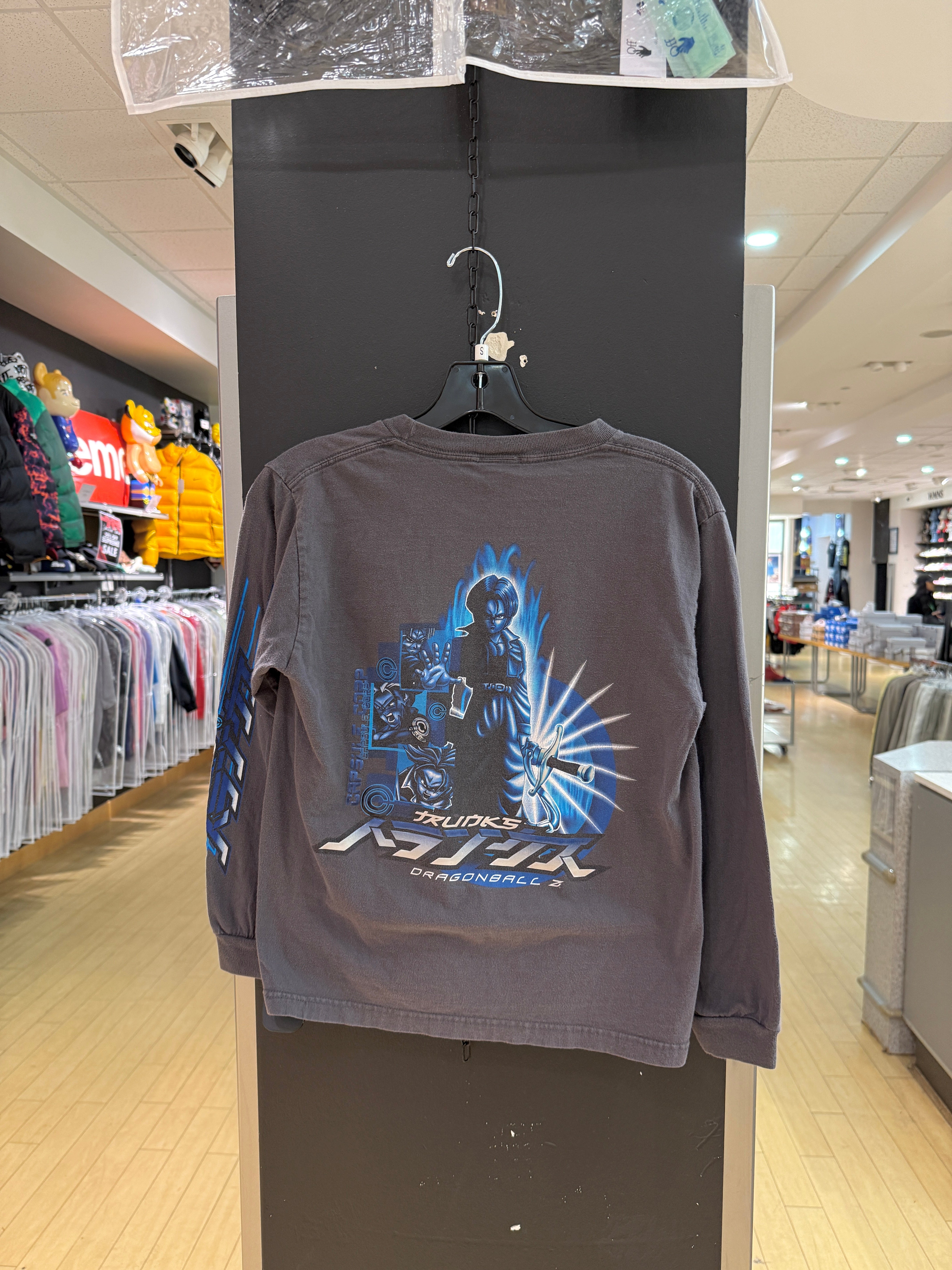 2002 Dragon Ball Z Trunks Long Sleeve Tee Sz Youth L