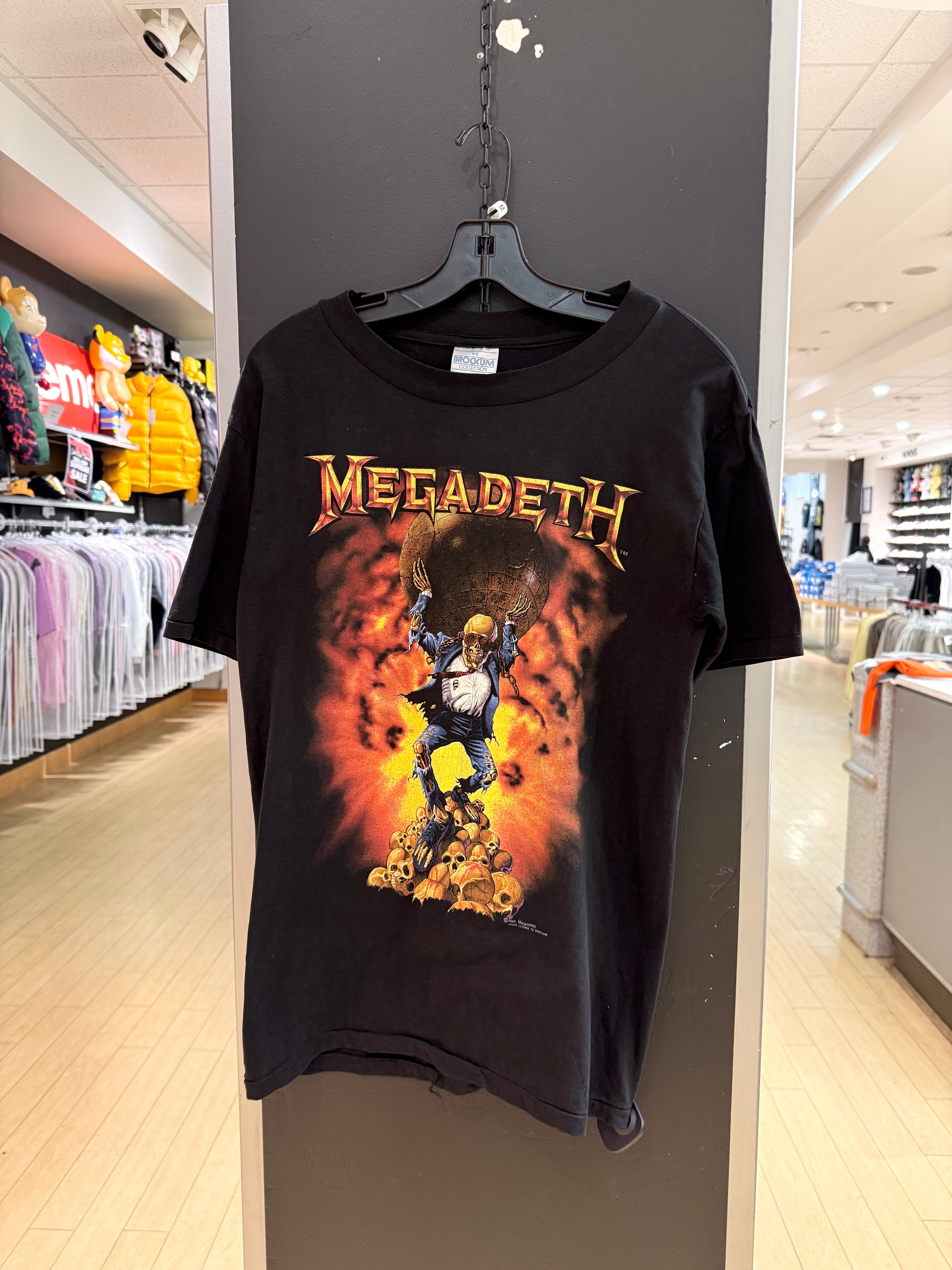 1991 Megadeth World Tour Tee Sz M