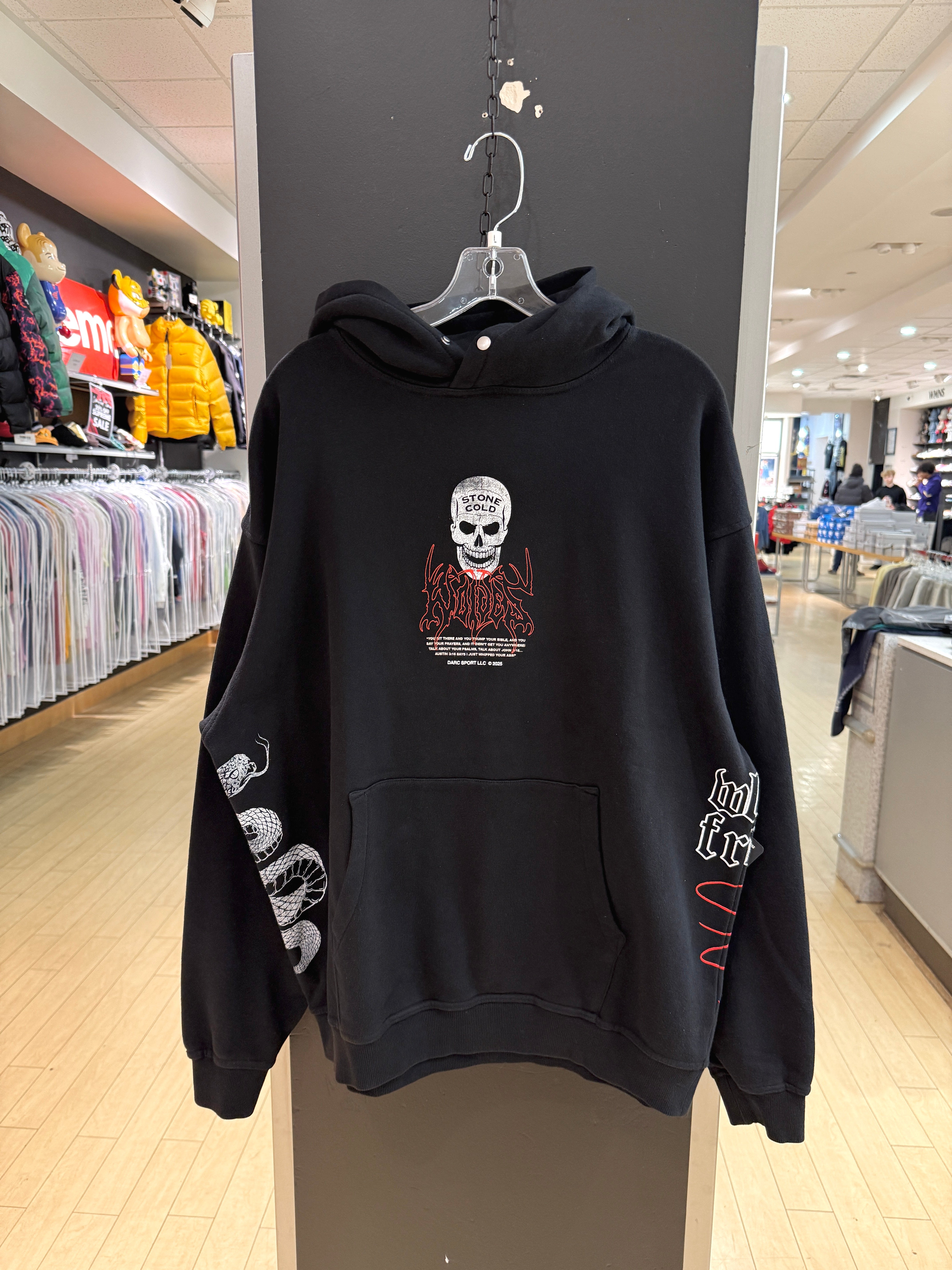 Darc Sport Austin 3:16 Pierce Hoodie Black Sz L