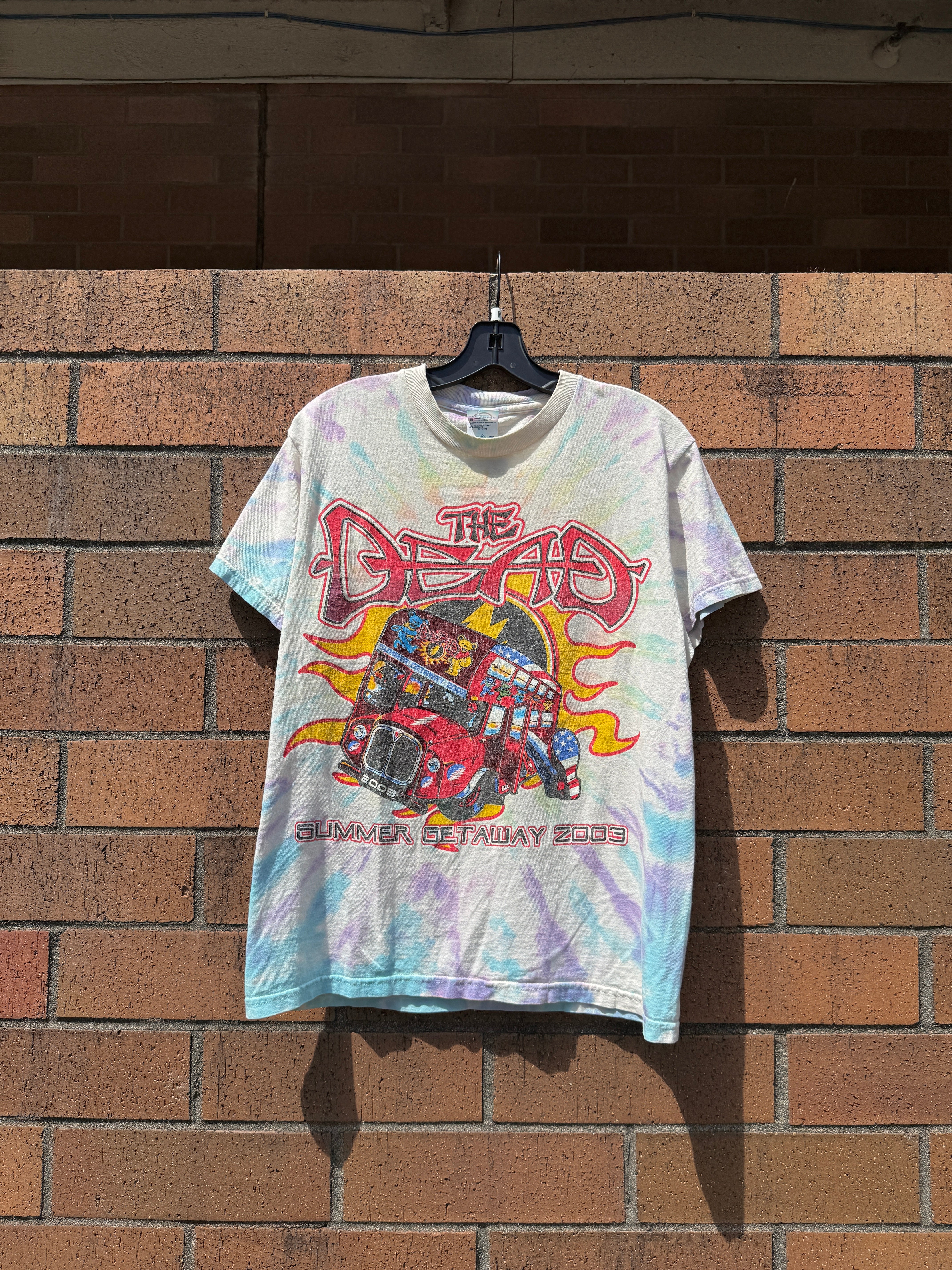 2003 Grateful Dead Summer Getaway Tour Tie Dye Tee Size M