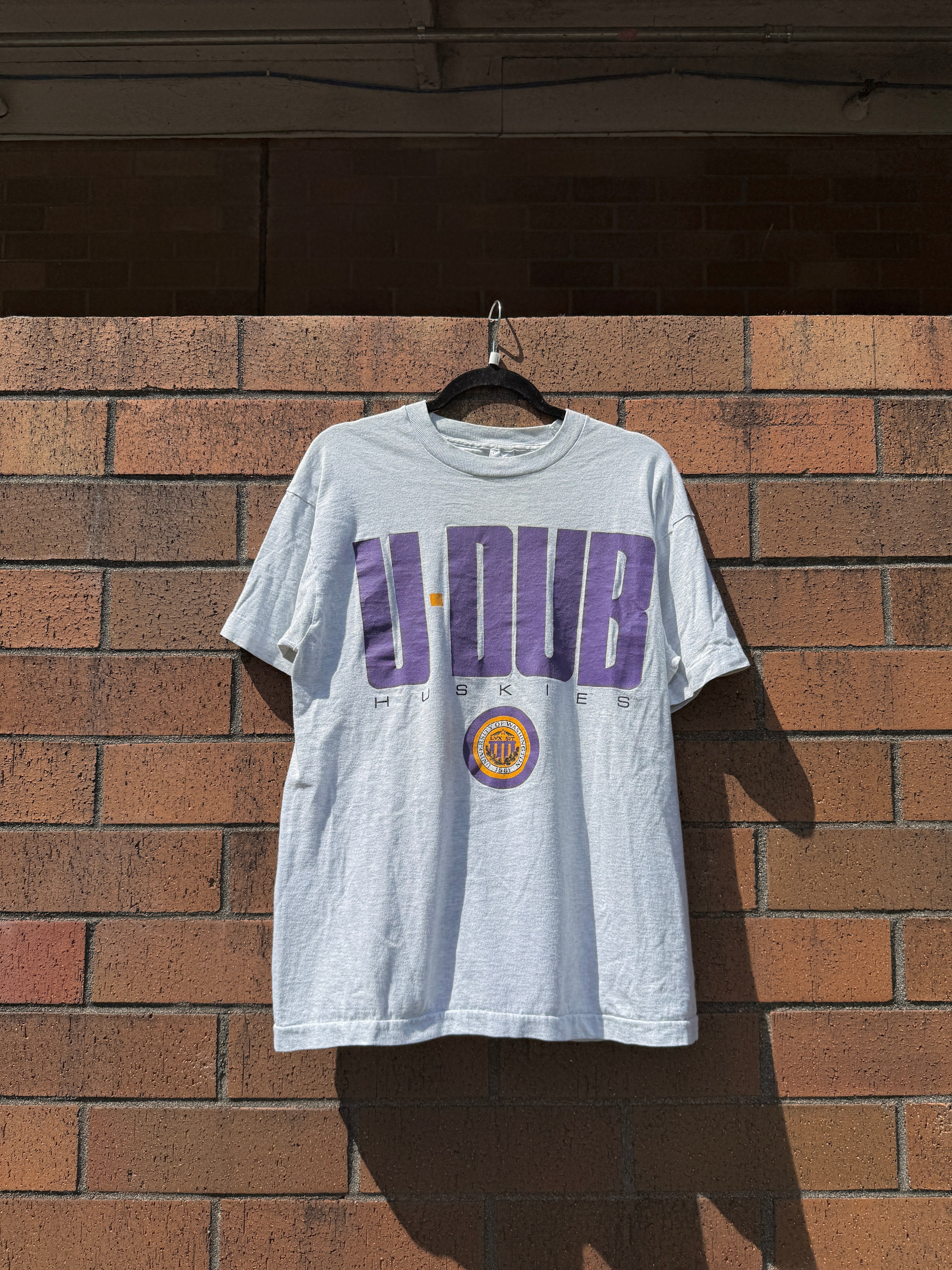 90s U-Dub Huskies Tee Size L