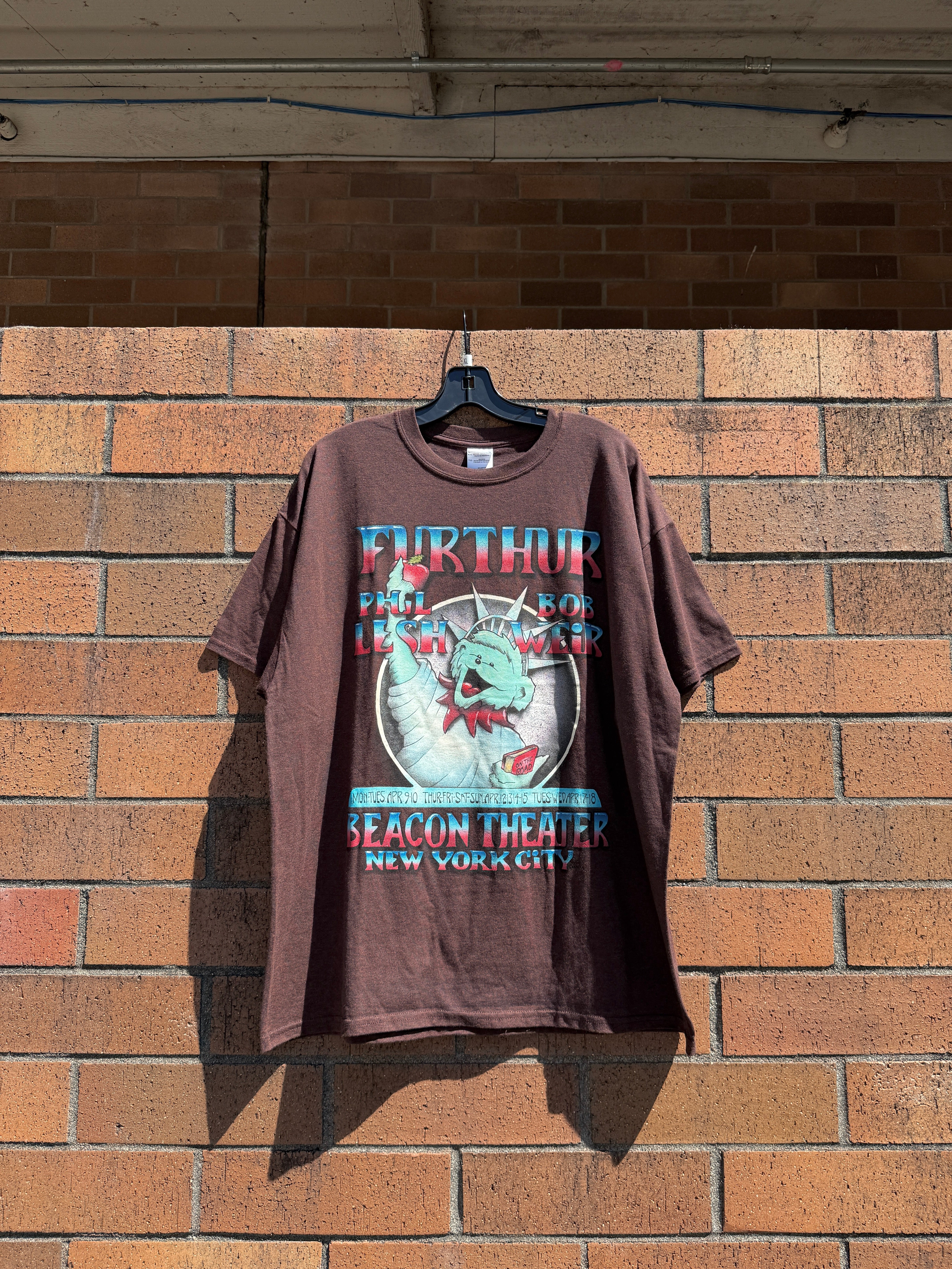 2012 Furthur NYC Concert Grateful Dead Tee Size XL