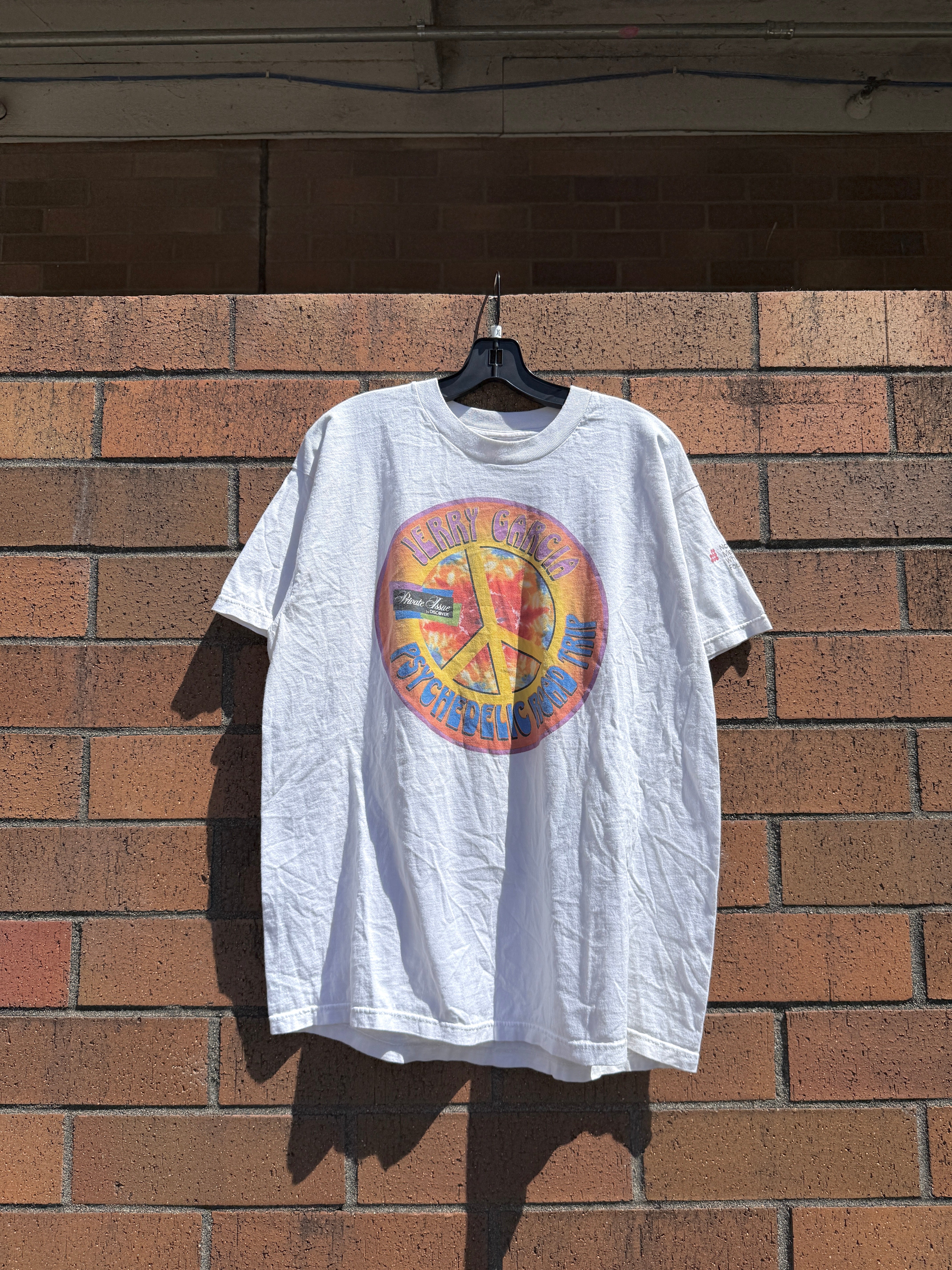 1997 Jerry Garcia Psychedelic Road Trip Grateful Dead Tee Size XL