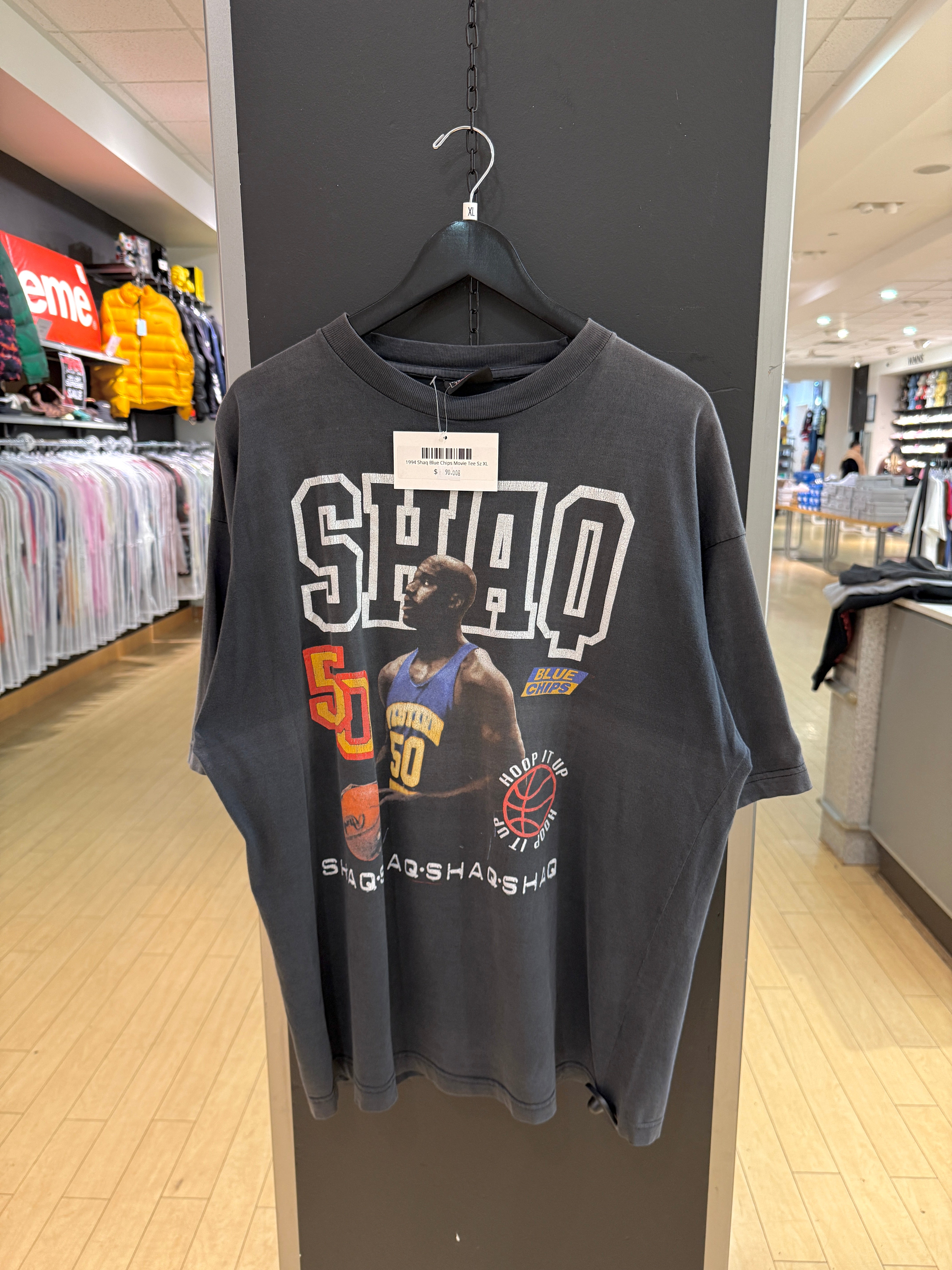 1994 Shaq Blue Chips Movie Tee Sz XL
