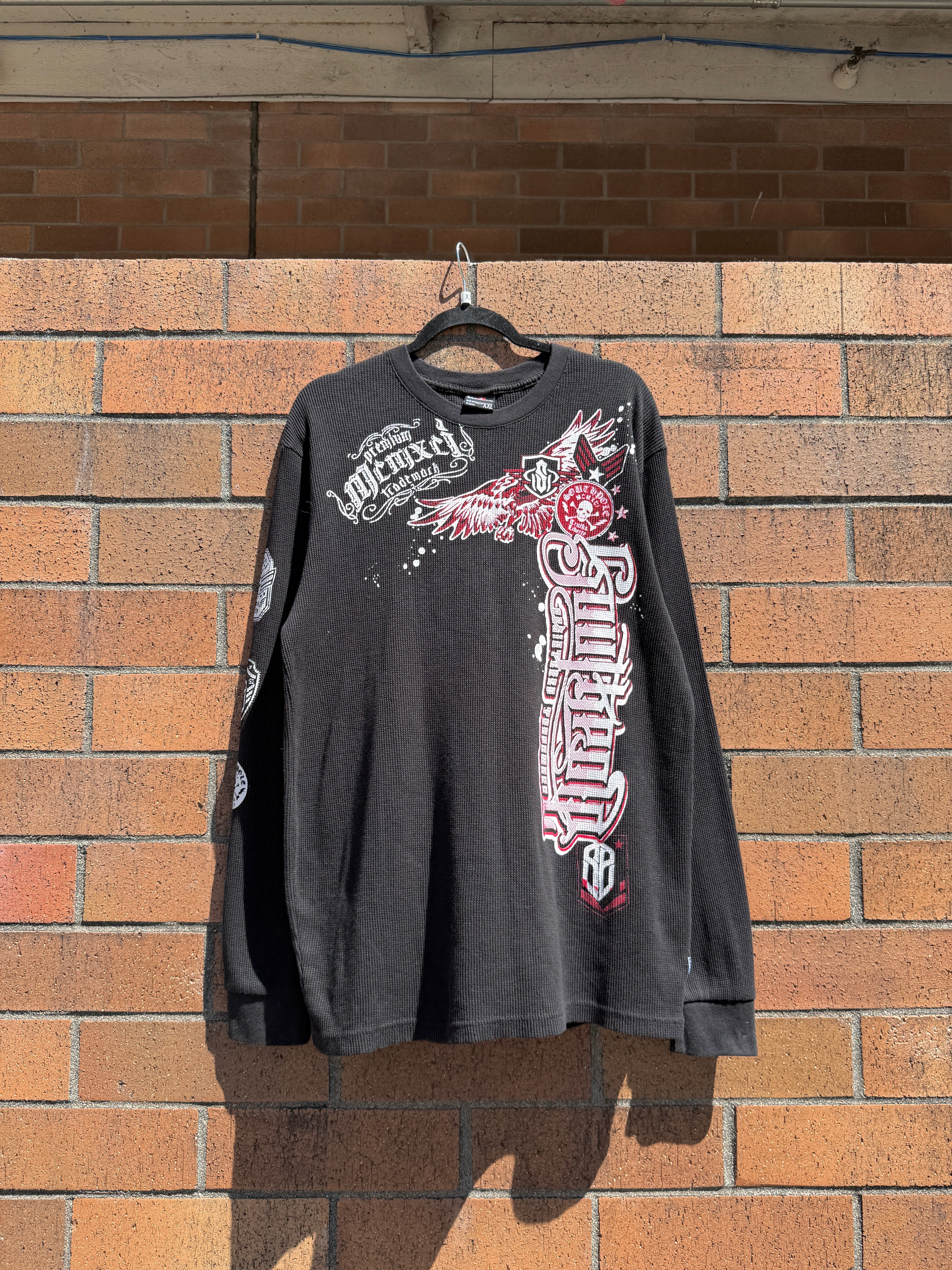Y2K Southpole Truth & Liberty Thermal Shirt Size XXL