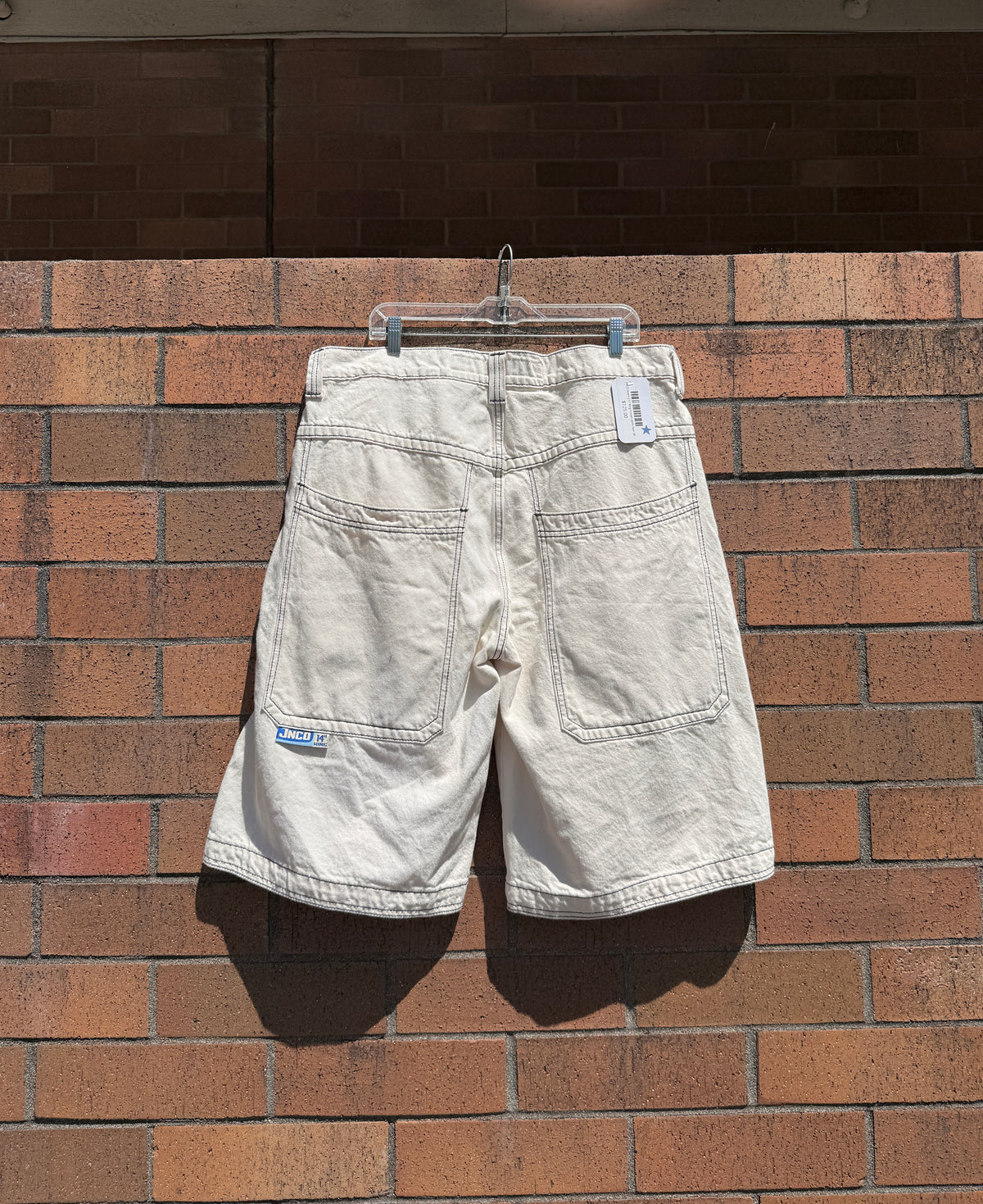 JNCO Jeans 217 King Cream Jorts Size 38
