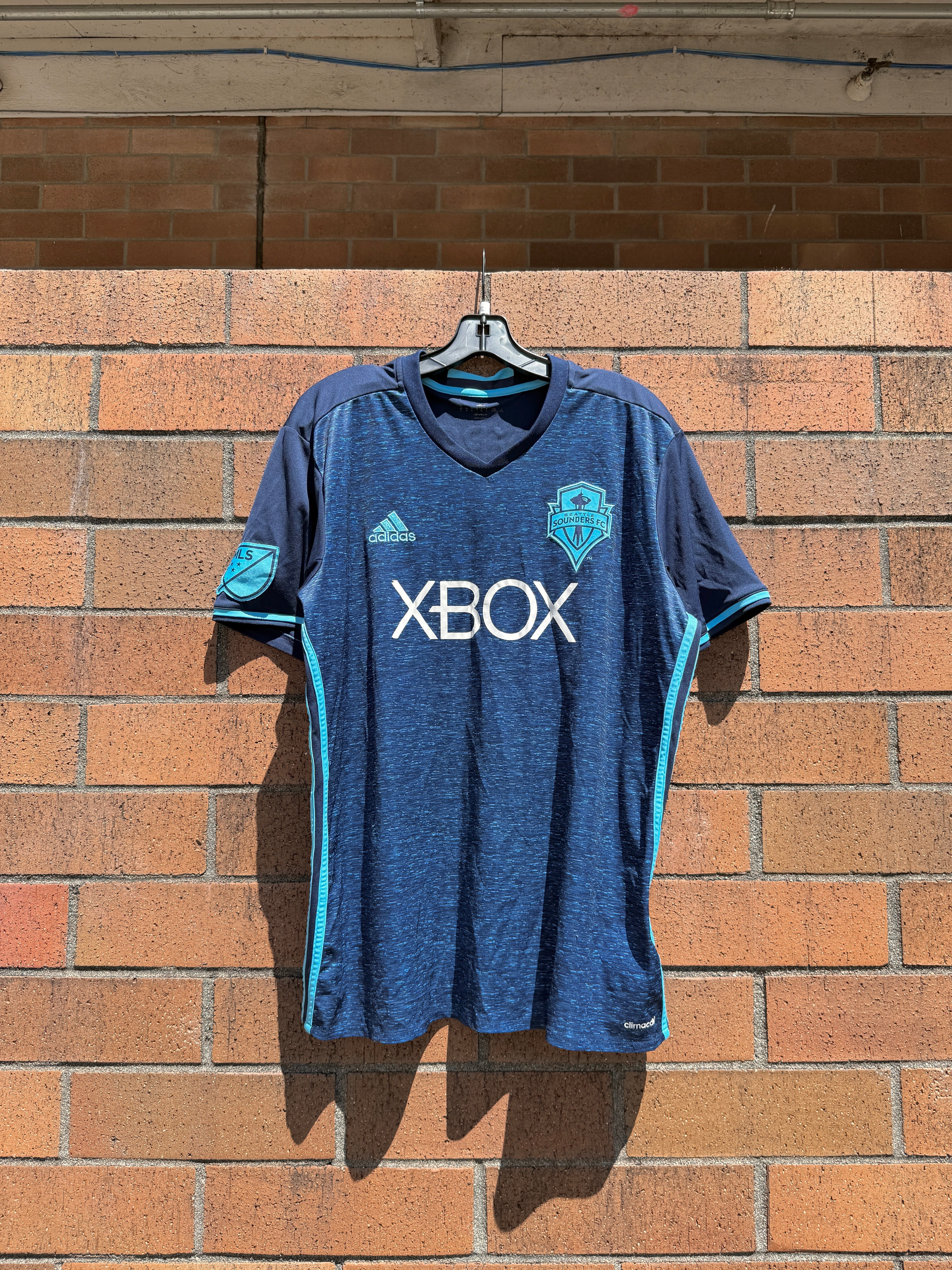 2015 Seattle Sounders Clint Dempsey Pacific Blue Jersey Size XL