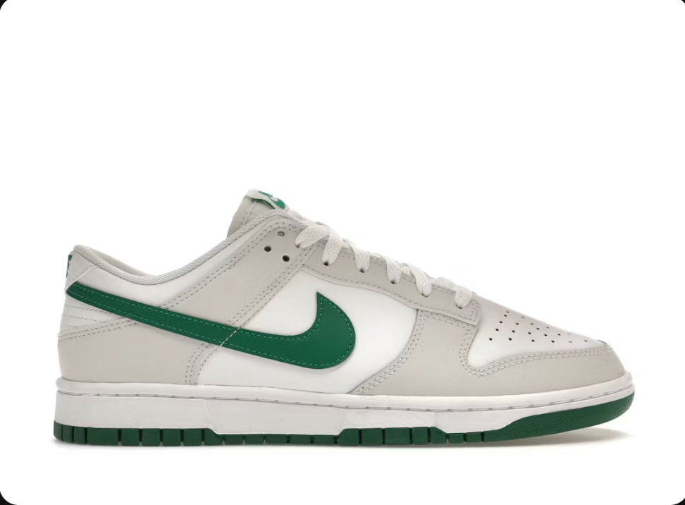 Nike Dunk Low Summit White / Malachite Green Size 6